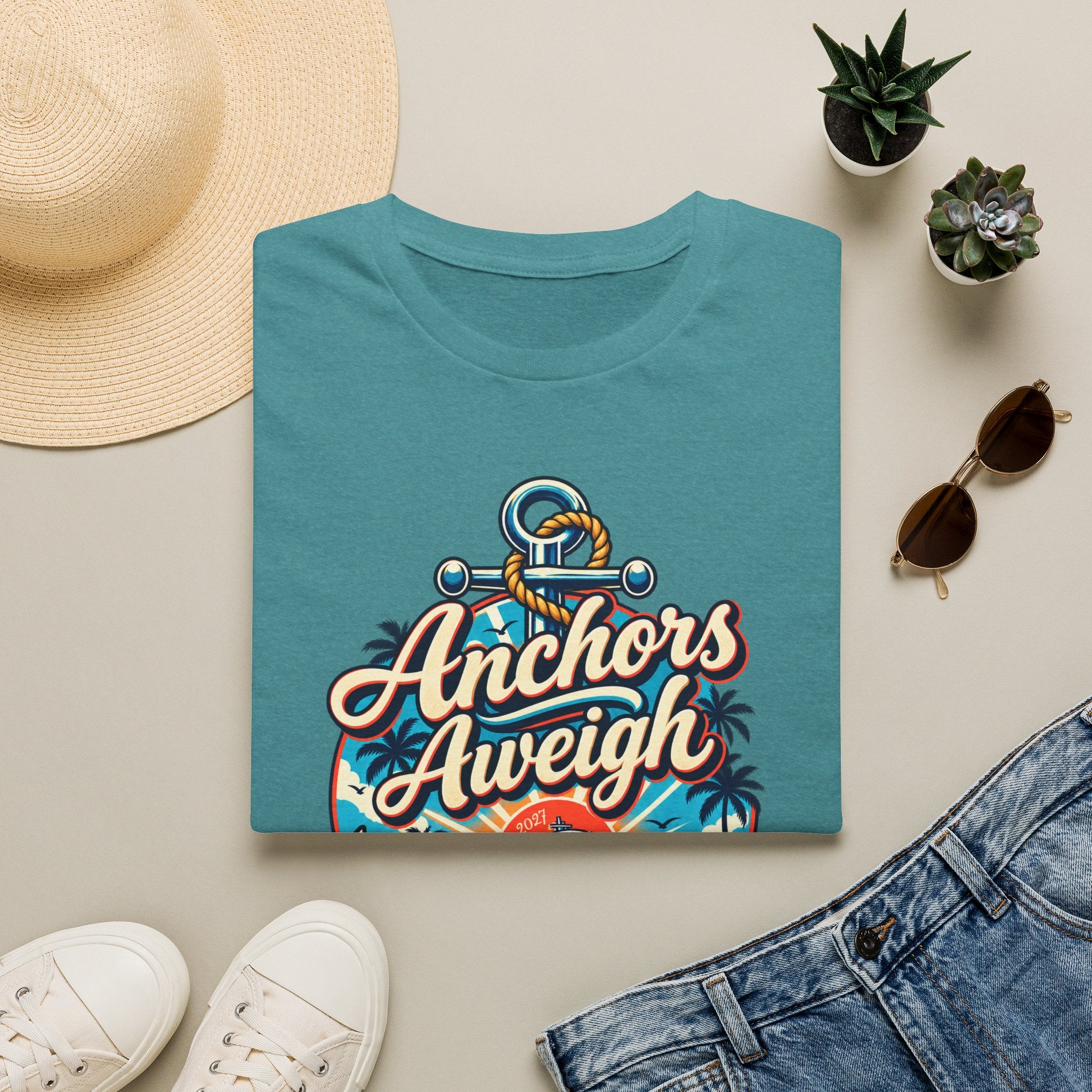 Custom Anchors Aweigh Cruise Tee