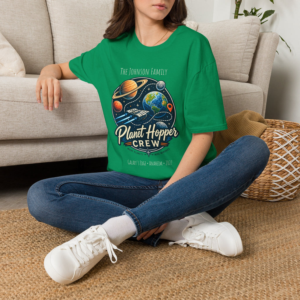 Planet Hopper Crew Space Adventure Park Tee