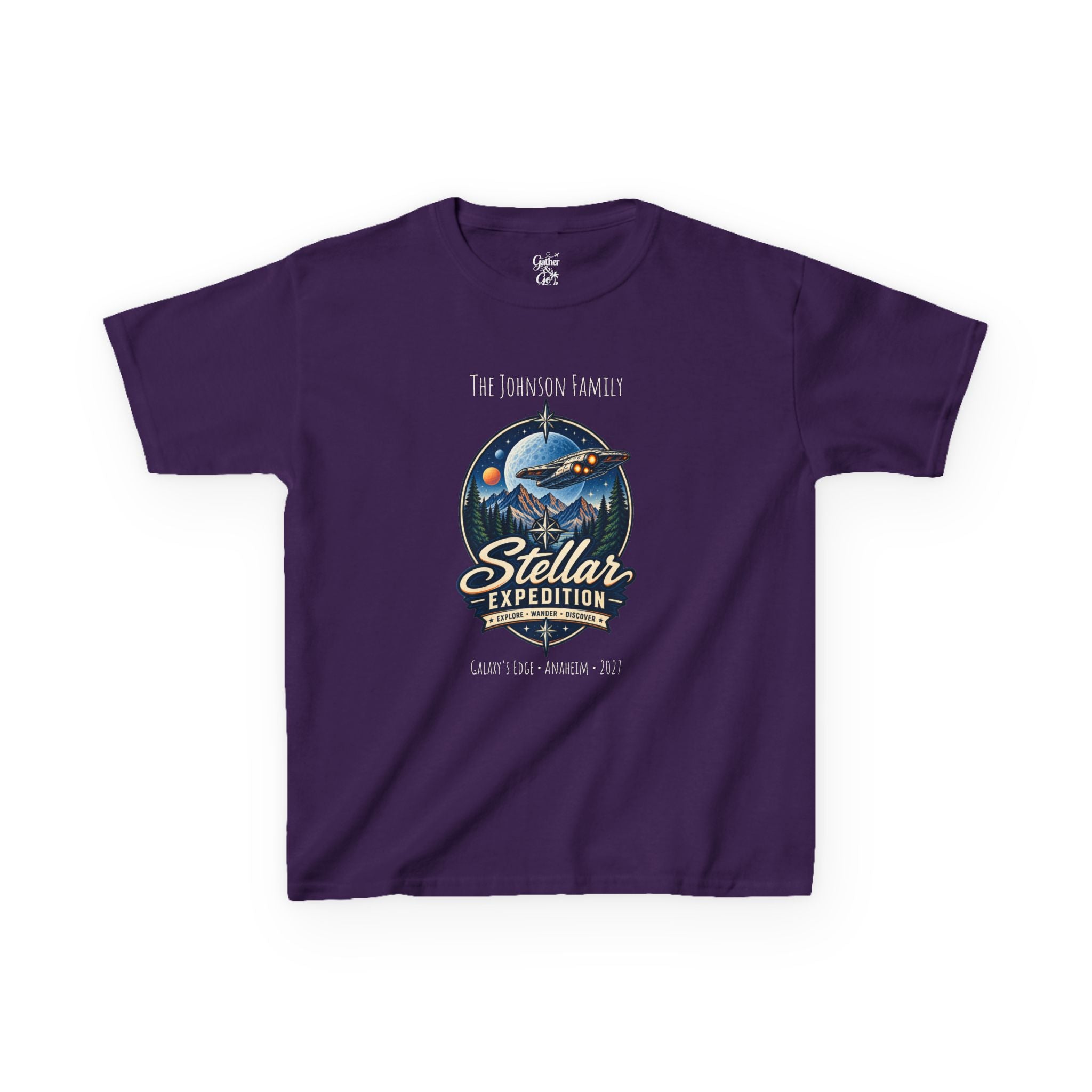 Stellar Expedition Space Adventure Park Kids Tee