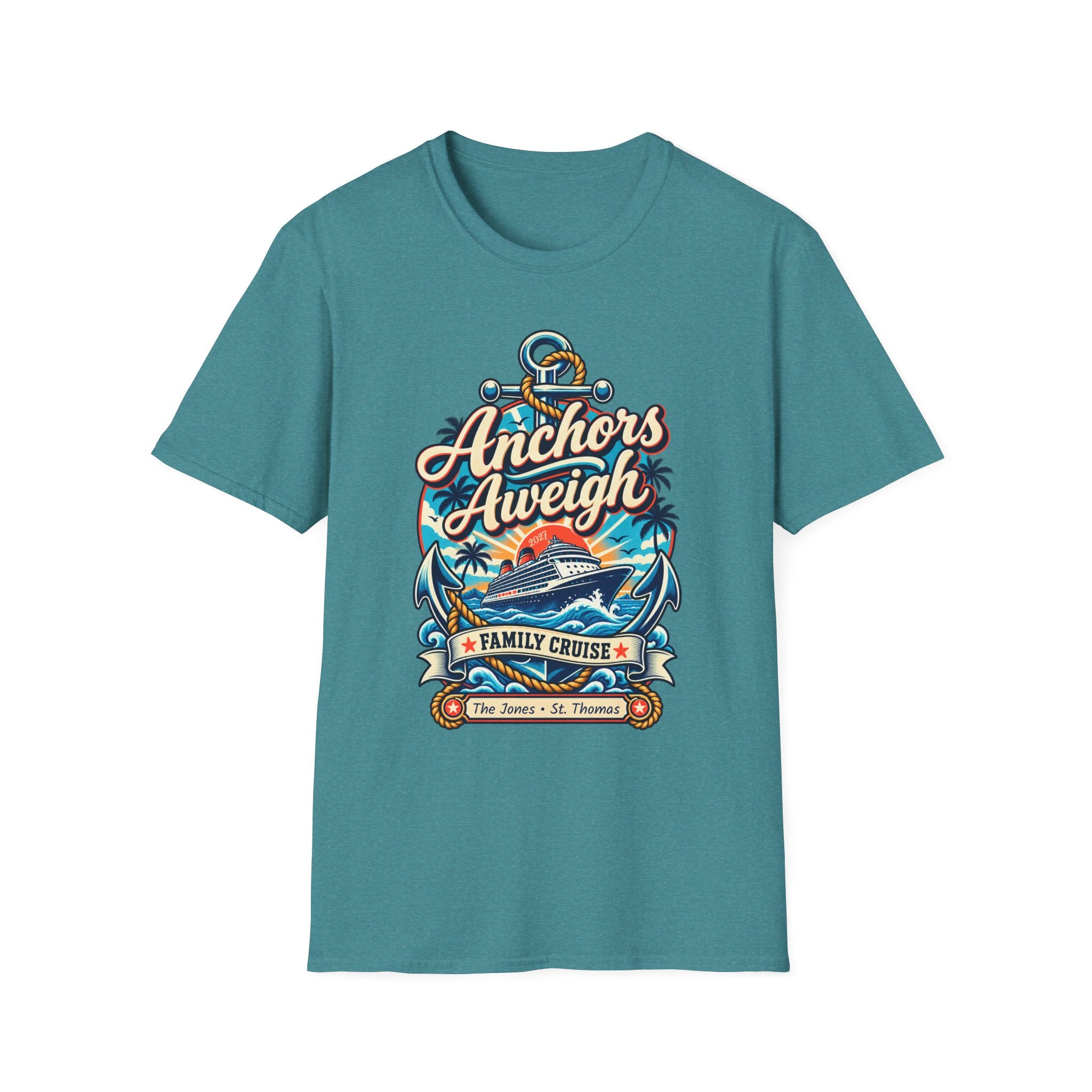 Custom Anchors Aweigh Cruise Tee