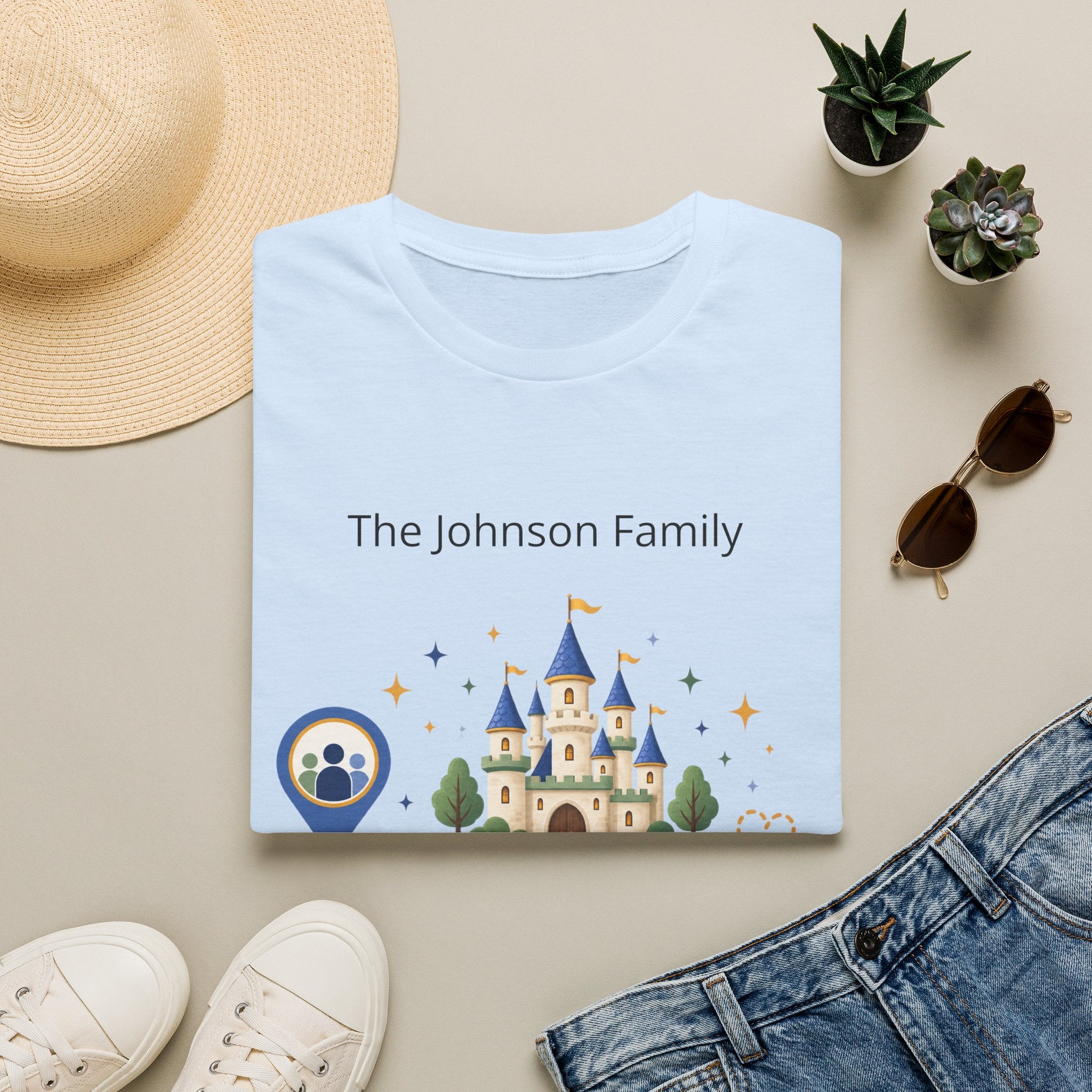 Custom Fairytale Adventure Tee (blue)