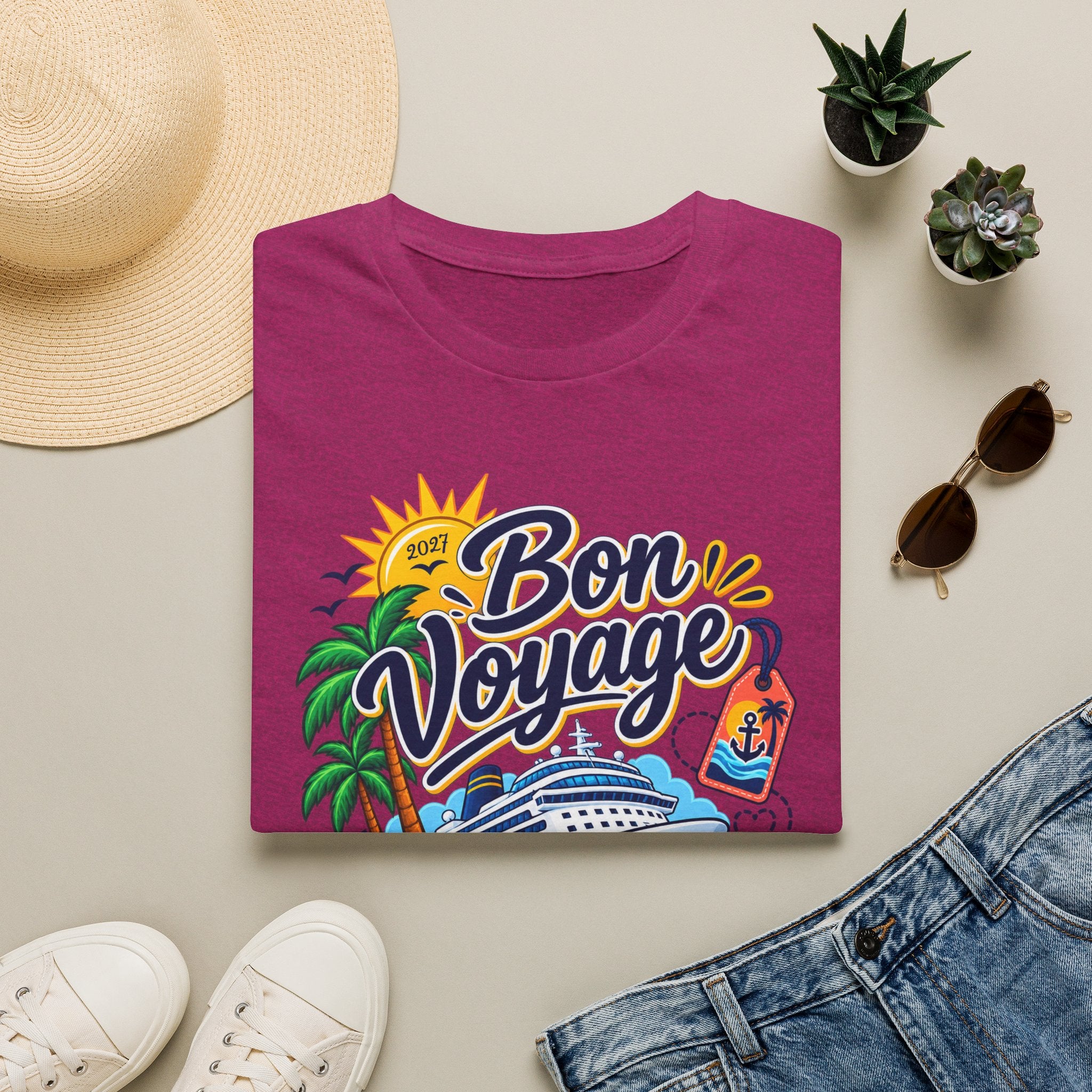 Custom Bon Voyage Cruise Tee