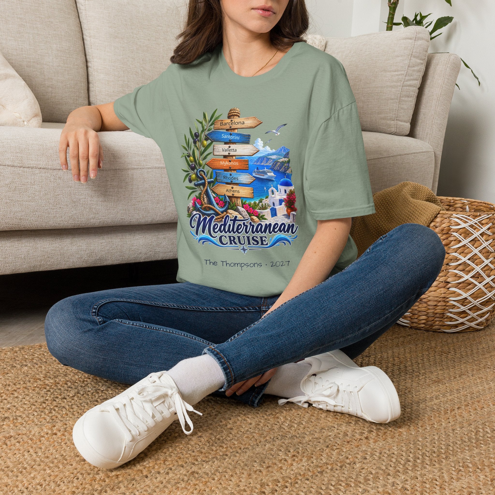 Mediterranean Cruise Ports of Call Tee