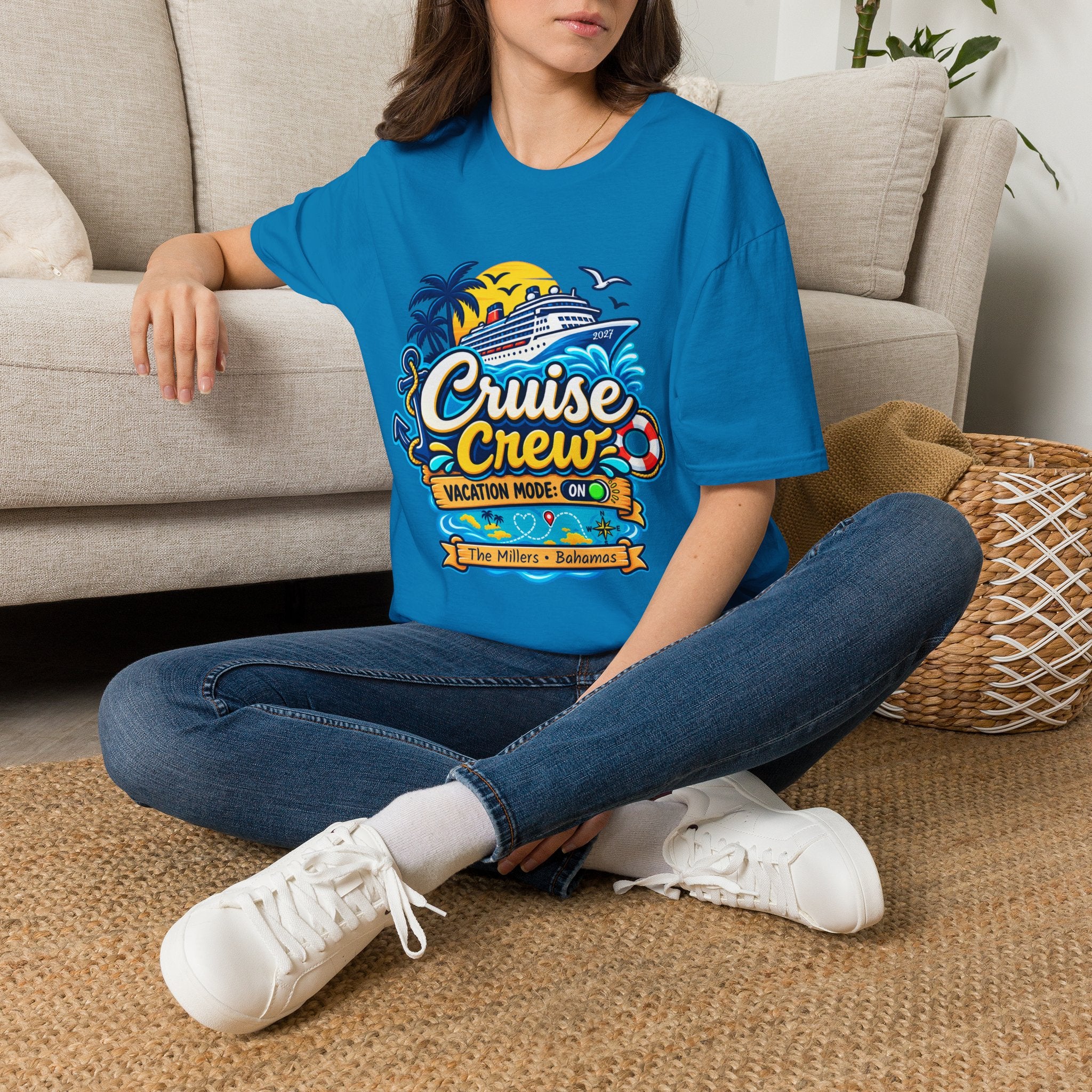 Custom Cruise Crew Tee