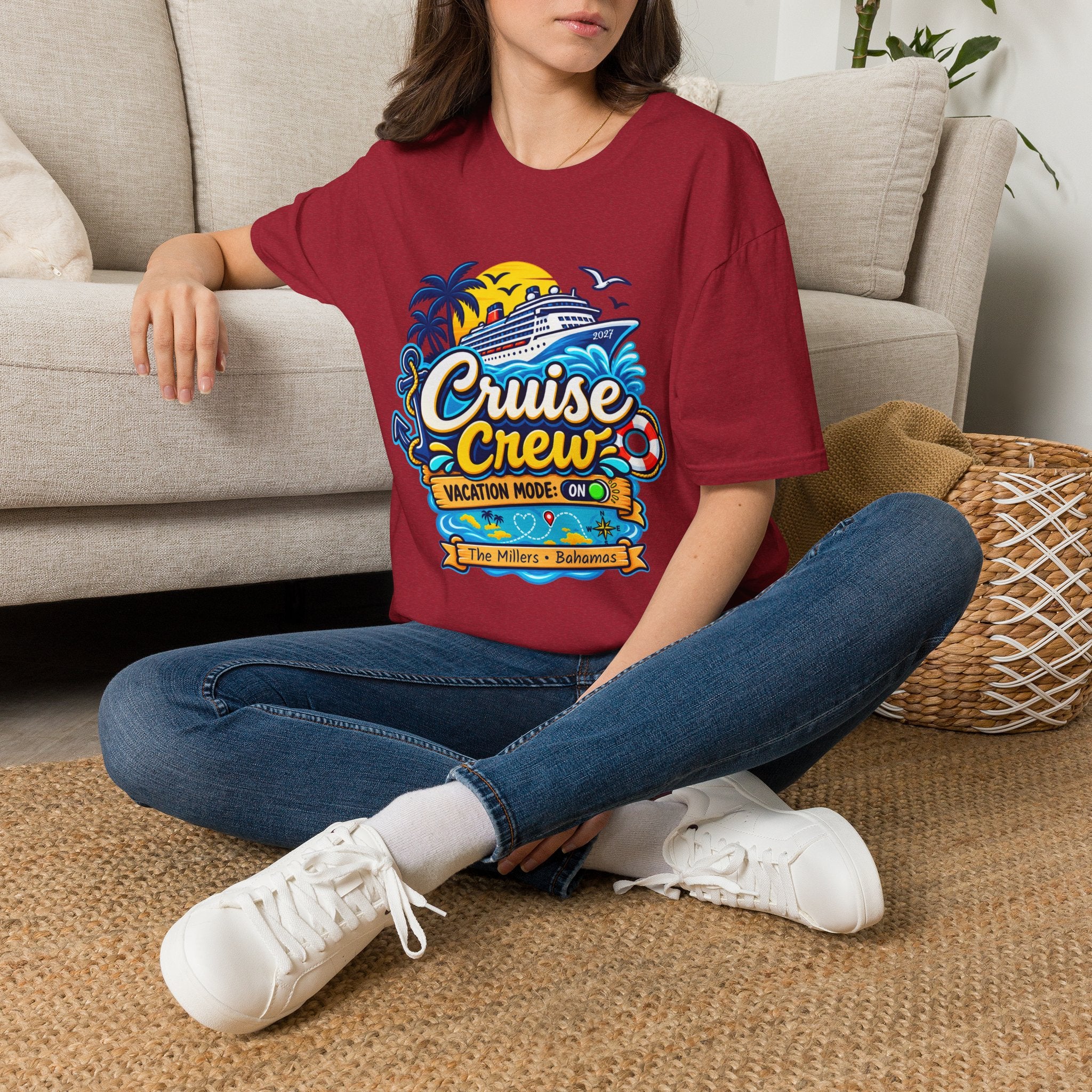 Custom Cruise Crew Tee