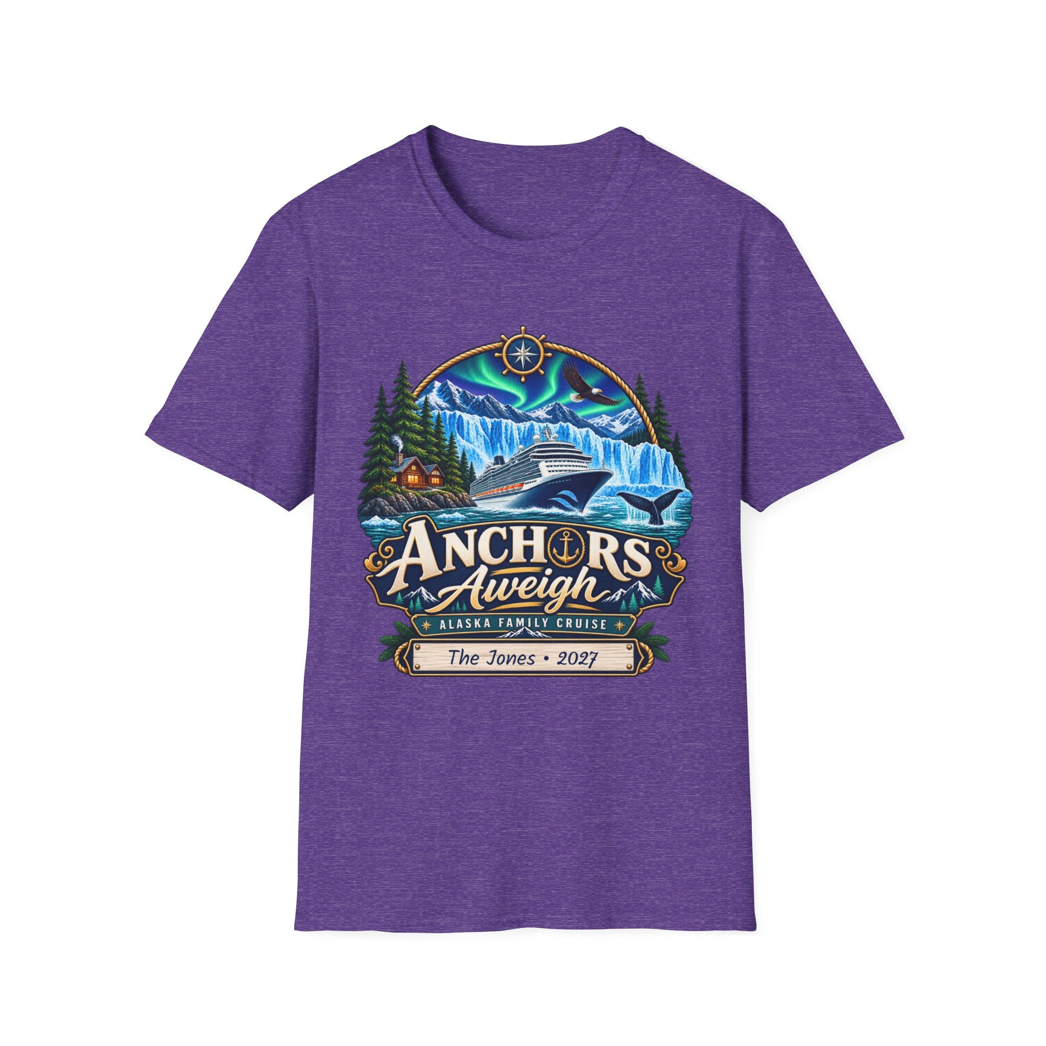 Custom Anchors Aweigh Alaska Cruise Tee