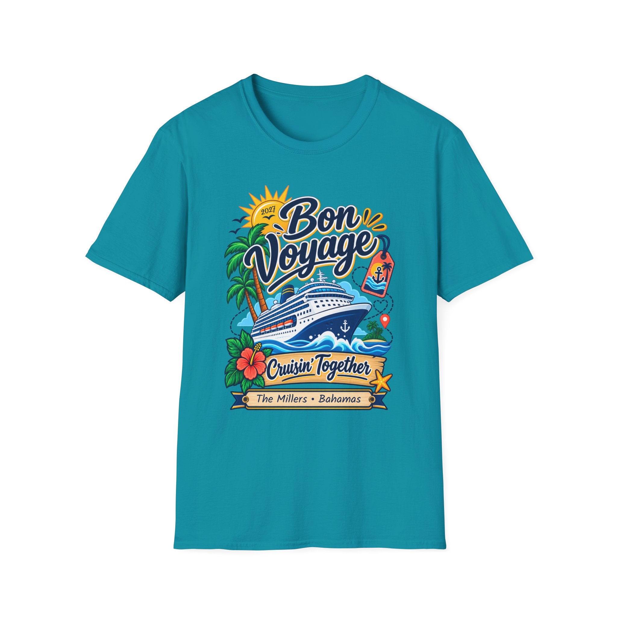 Custom Bon Voyage Cruise Tee