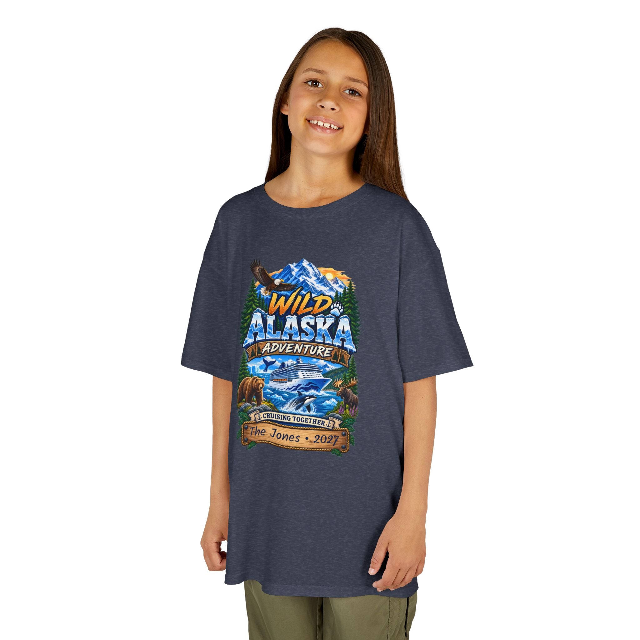 Wild Alaska Kids Cruise Tee