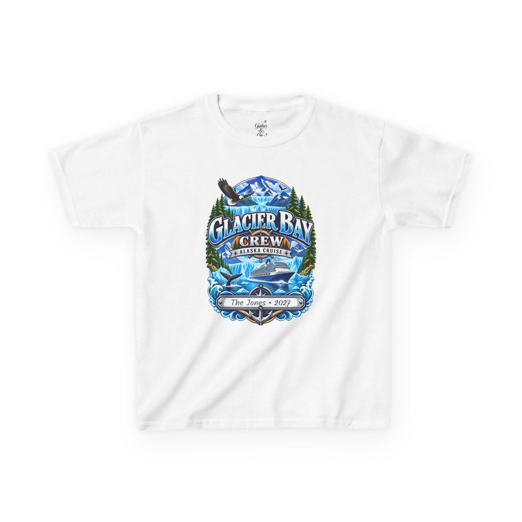 Glacier Bay Alaska Kids Cruise Tee
