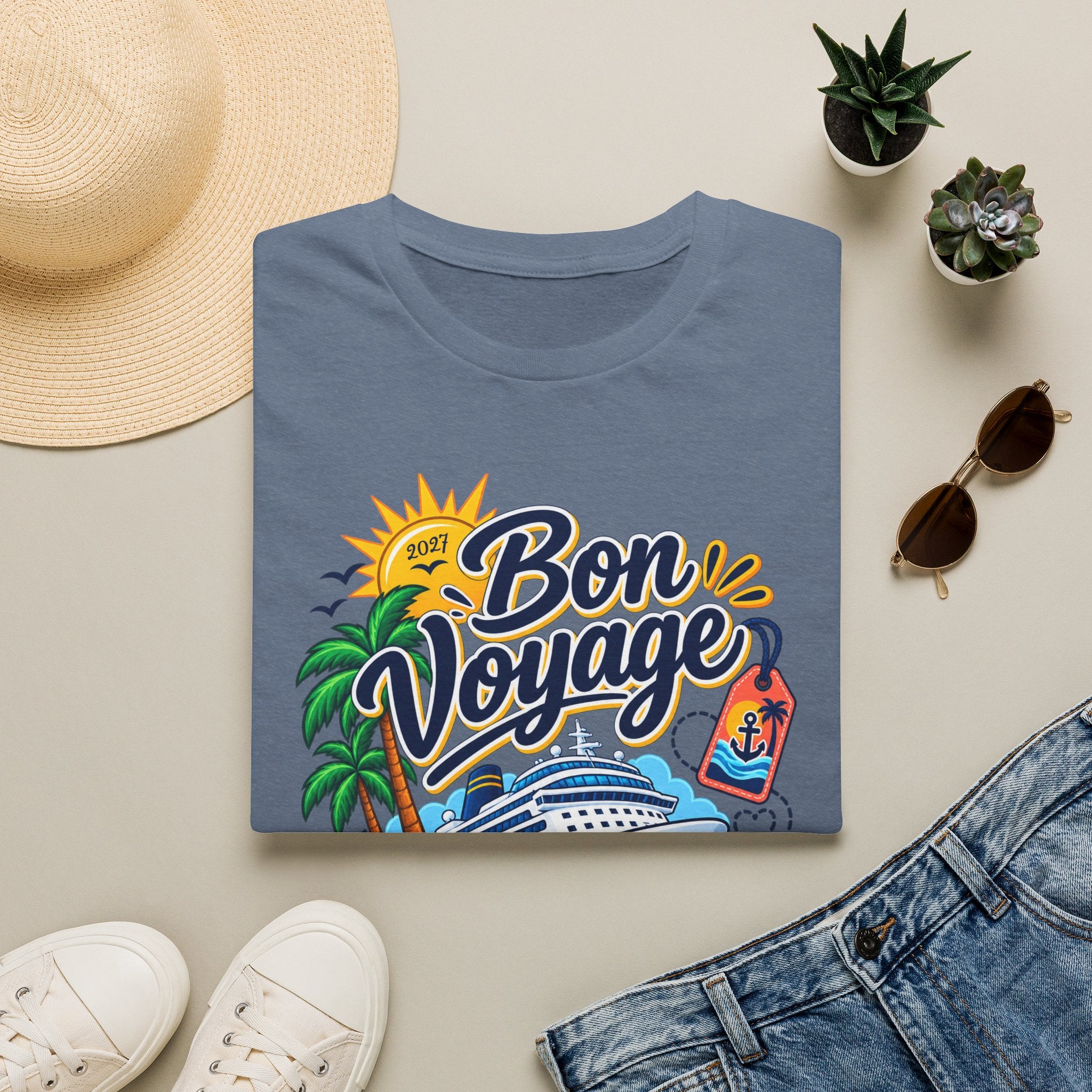 Custom Bon Voyage Cruise Tee