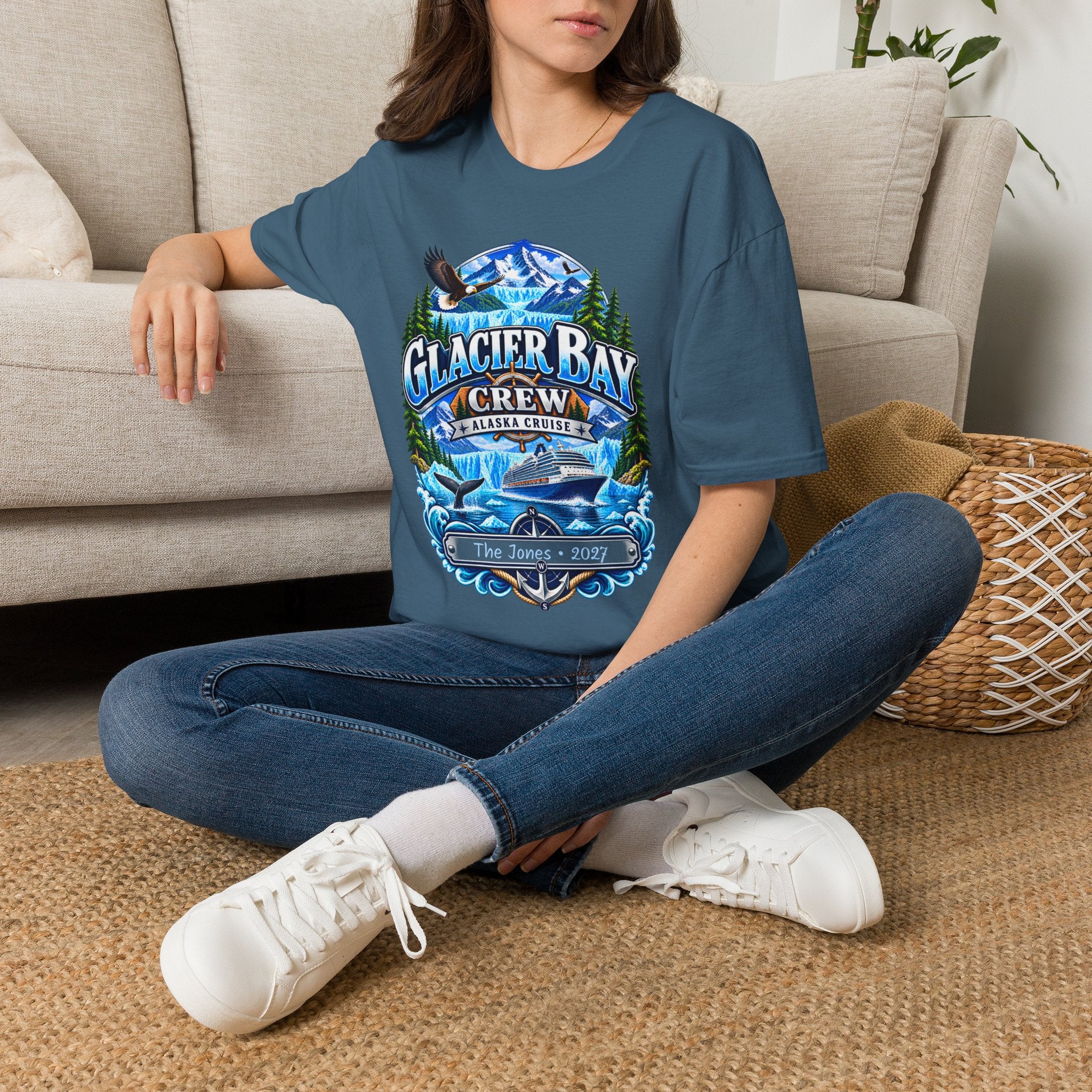 Custom Glacier Bay Alaska Cruise Tee