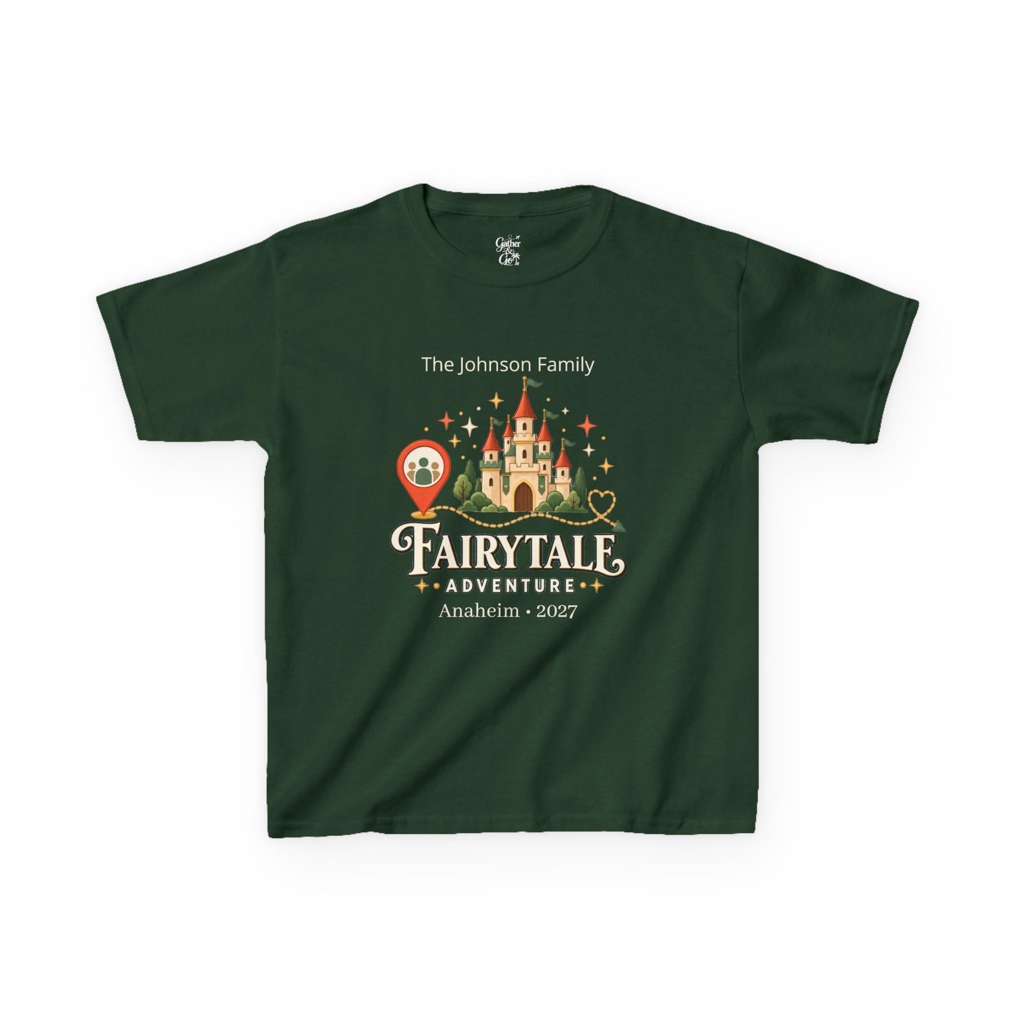 Fairytale Adventure Kids Tee (coral)