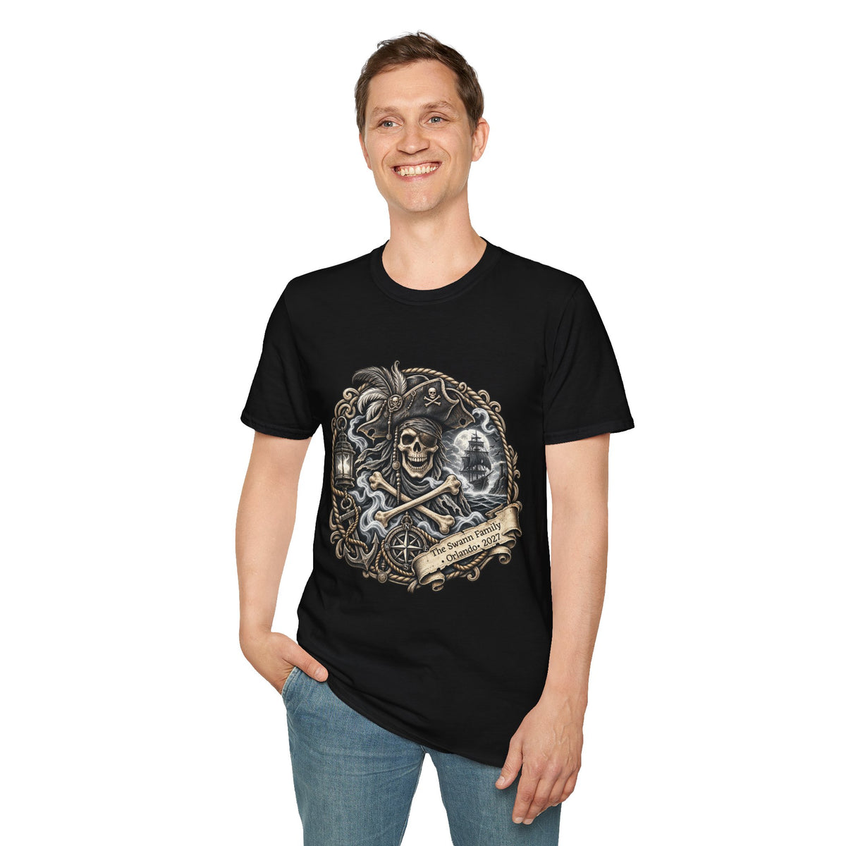 Ghostly Pirate Swann - Unisex Tee
