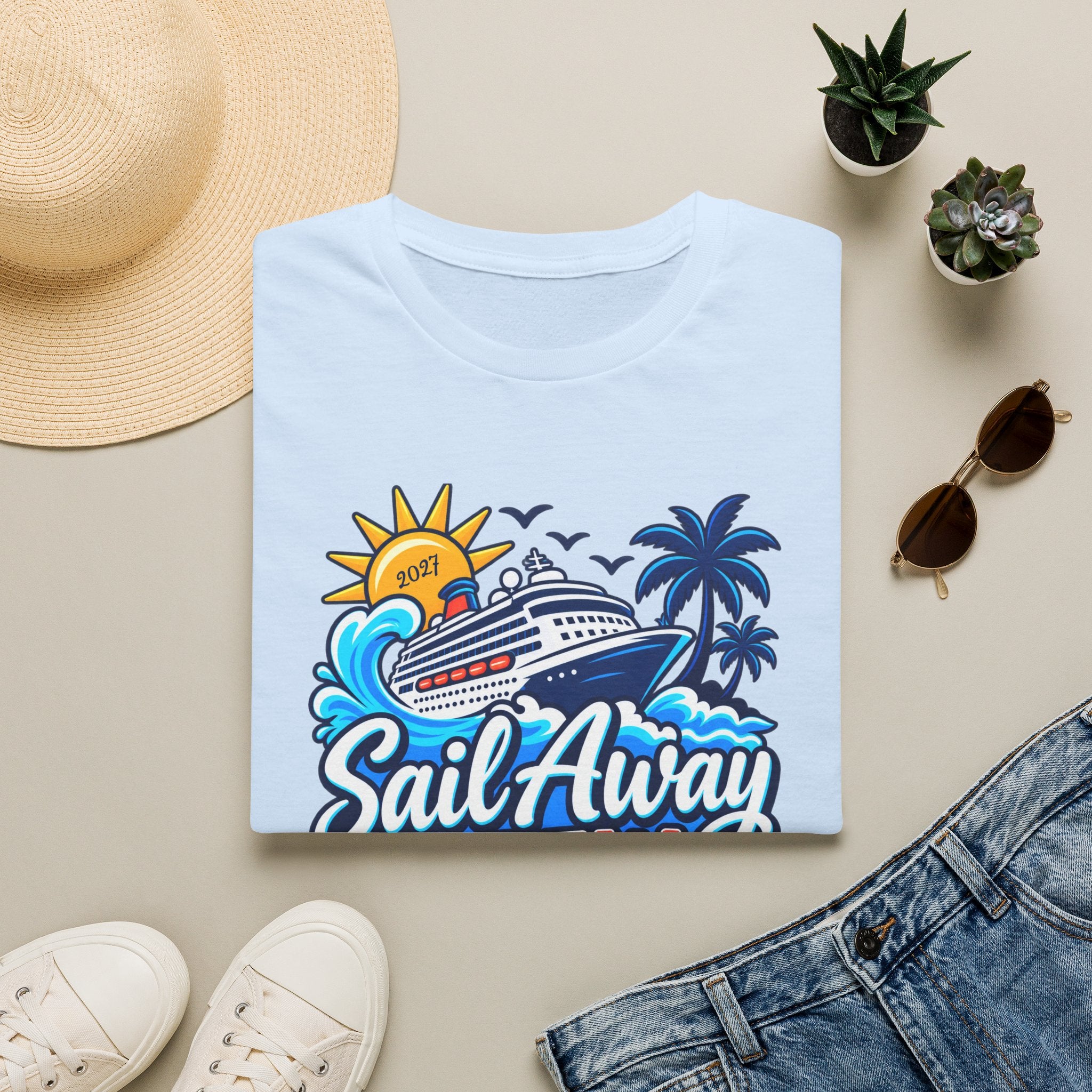 Custom Sail Away Cruise Tee