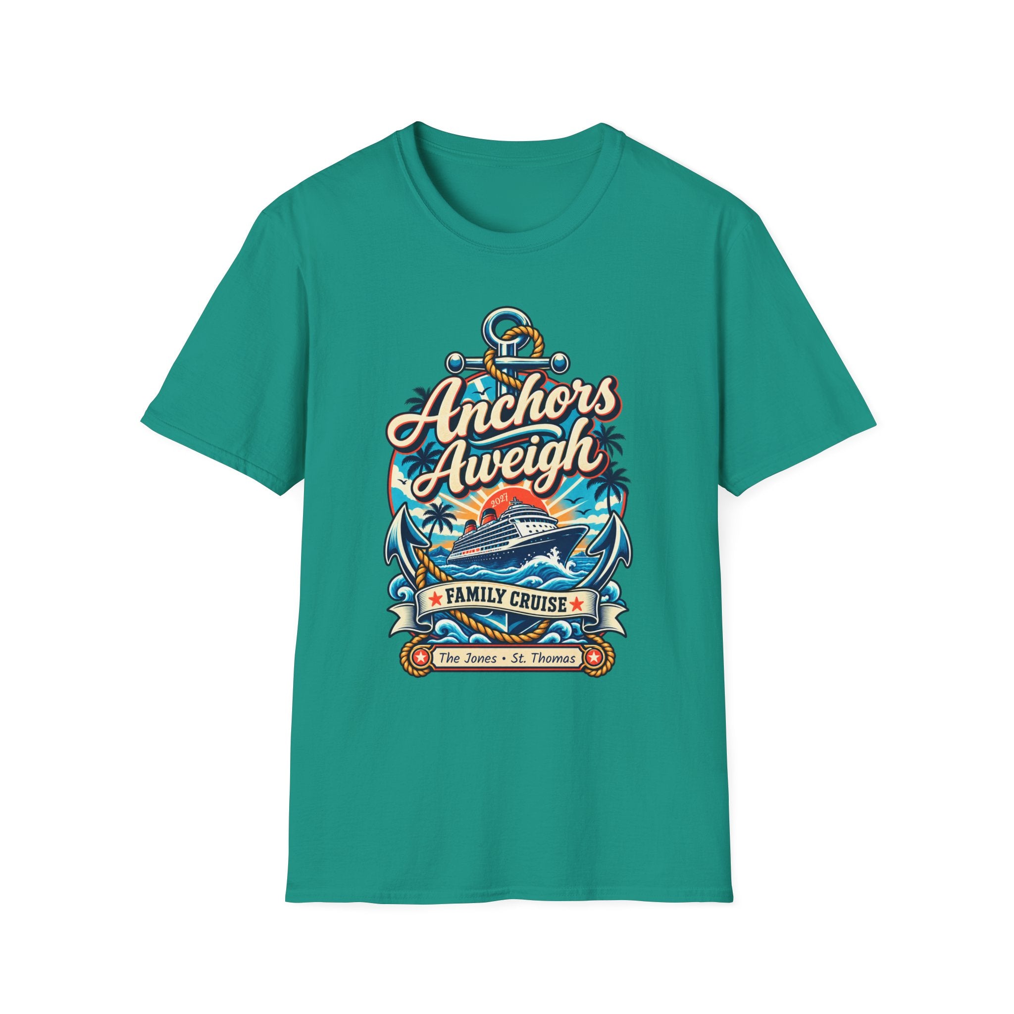 Custom Anchors Aweigh Cruise Tee