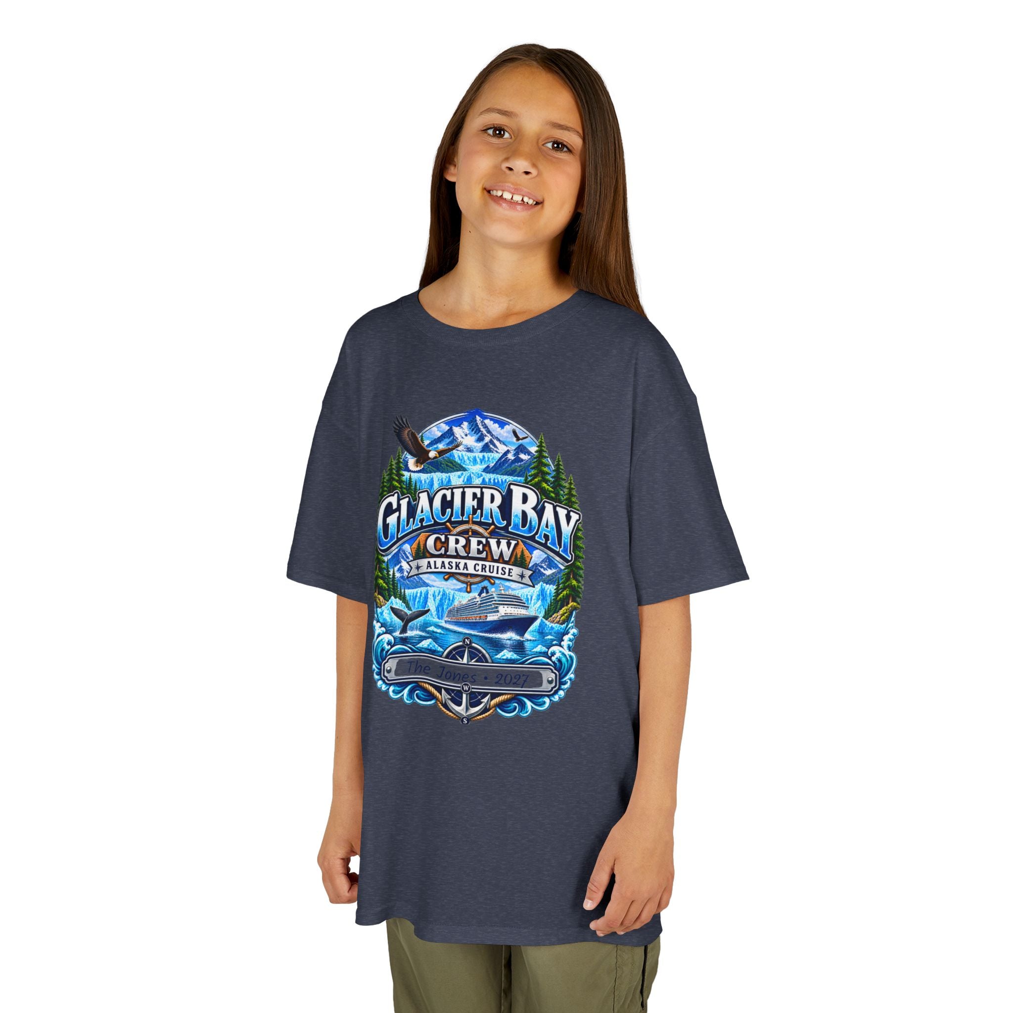 Glacier Bay Alaska Kids Cruise Tee