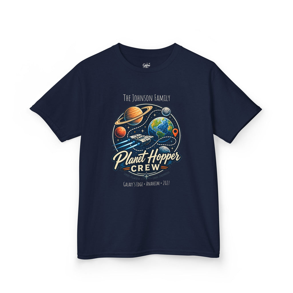 Planet Hopper Crew Space Adventure Park Kids Tee