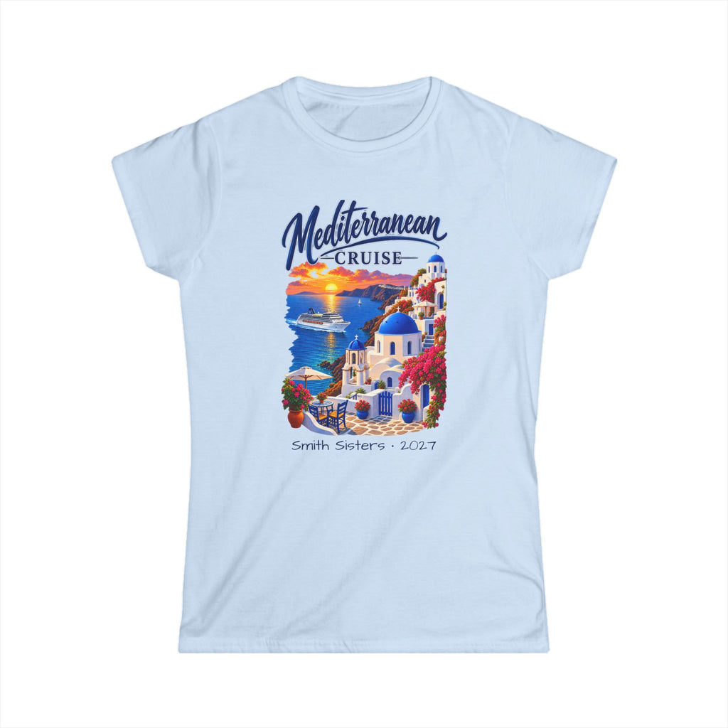 Mediterranean Cruise Ladies Tee