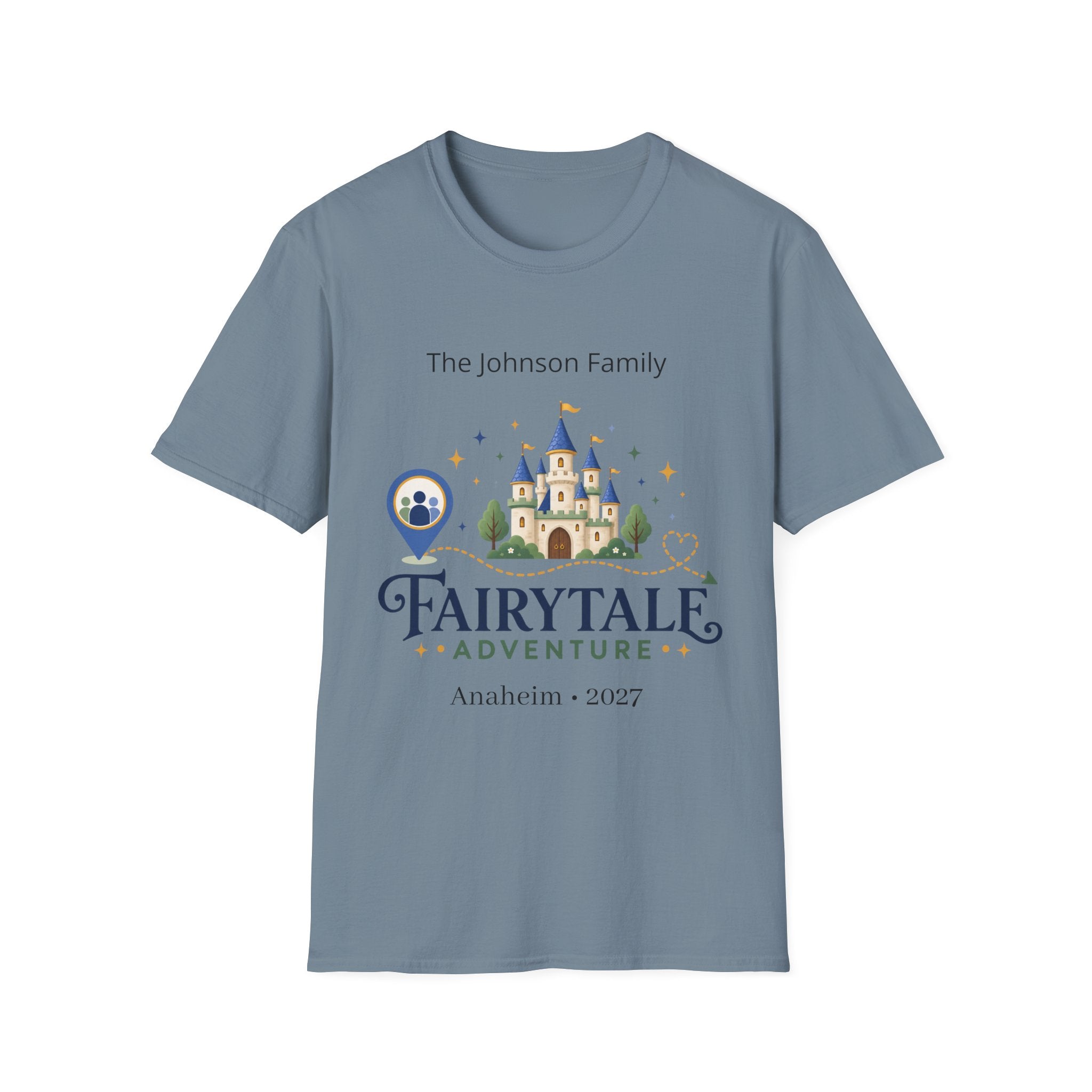 Custom Fairytale Adventure Tee (blue)