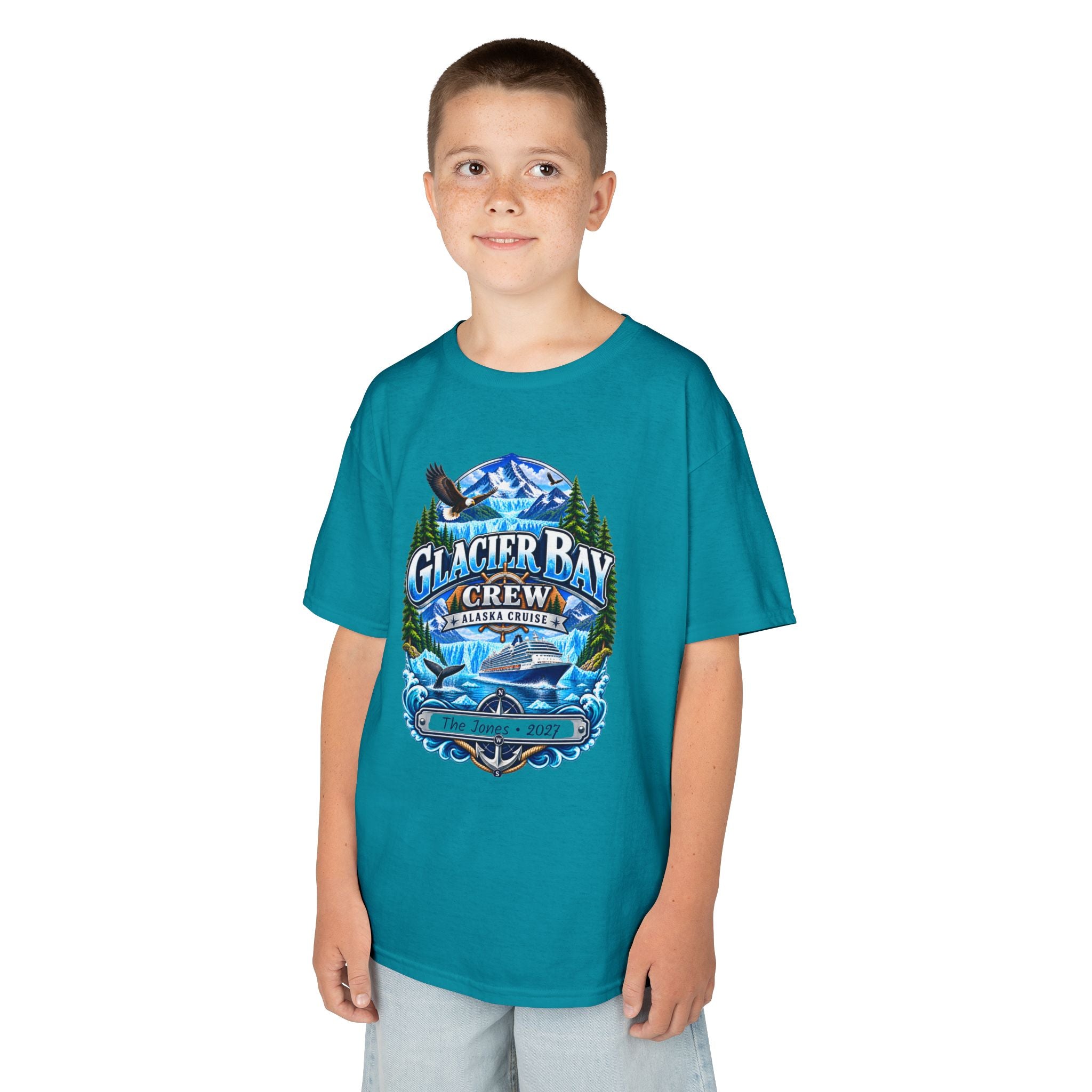 Glacier Bay Alaska Kids Cruise Tee