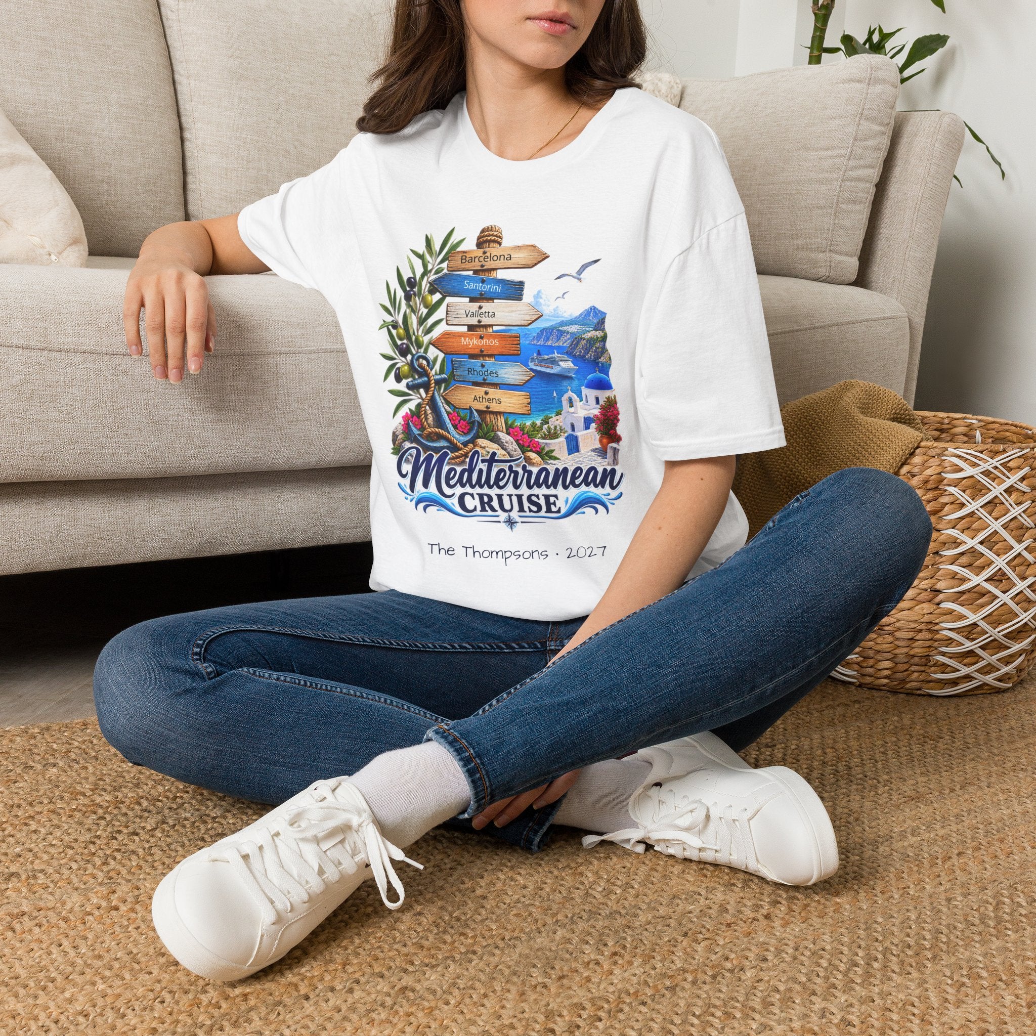 Mediterranean Cruise Ports of Call Tee
