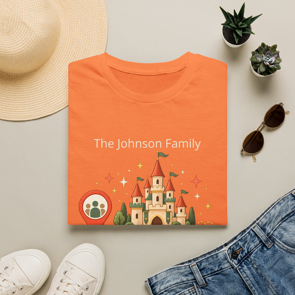 Custom Fairytale Adventure Tee (coral)