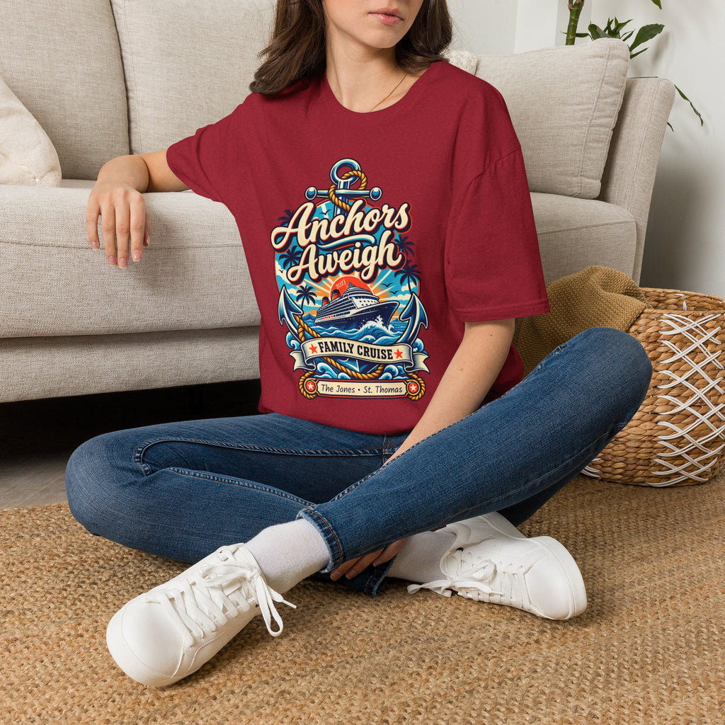 Custom Anchors Aweigh Cruise Tee