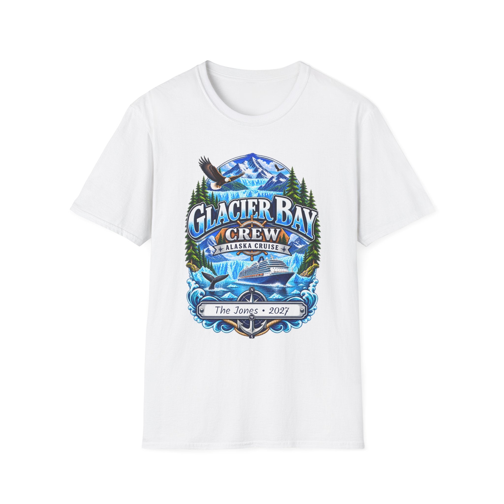 Custom Glacier Bay Alaska Cruise Tee