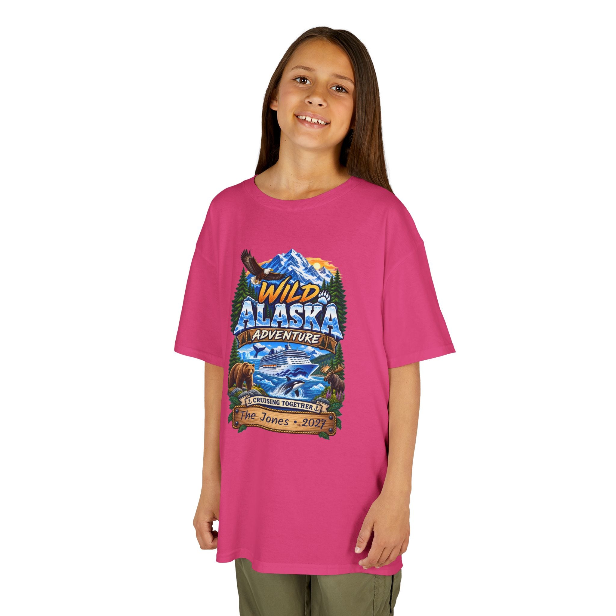 Wild Alaska Kids Cruise Tee