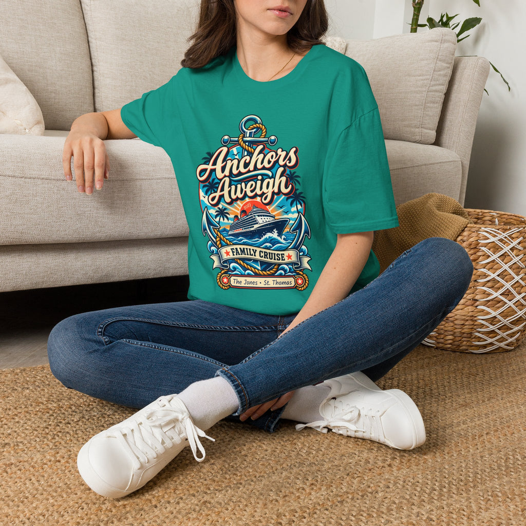 Custom Anchors Aweigh Cruise Tee