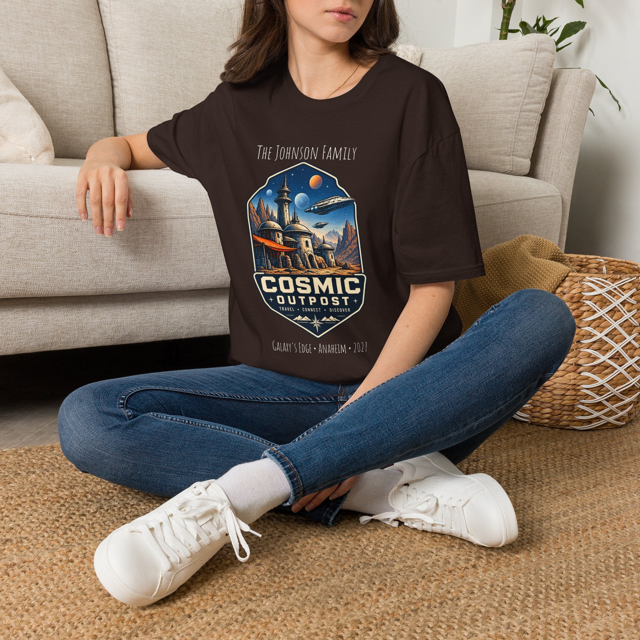 Cosmic Outpost Space Adventure Park Tee