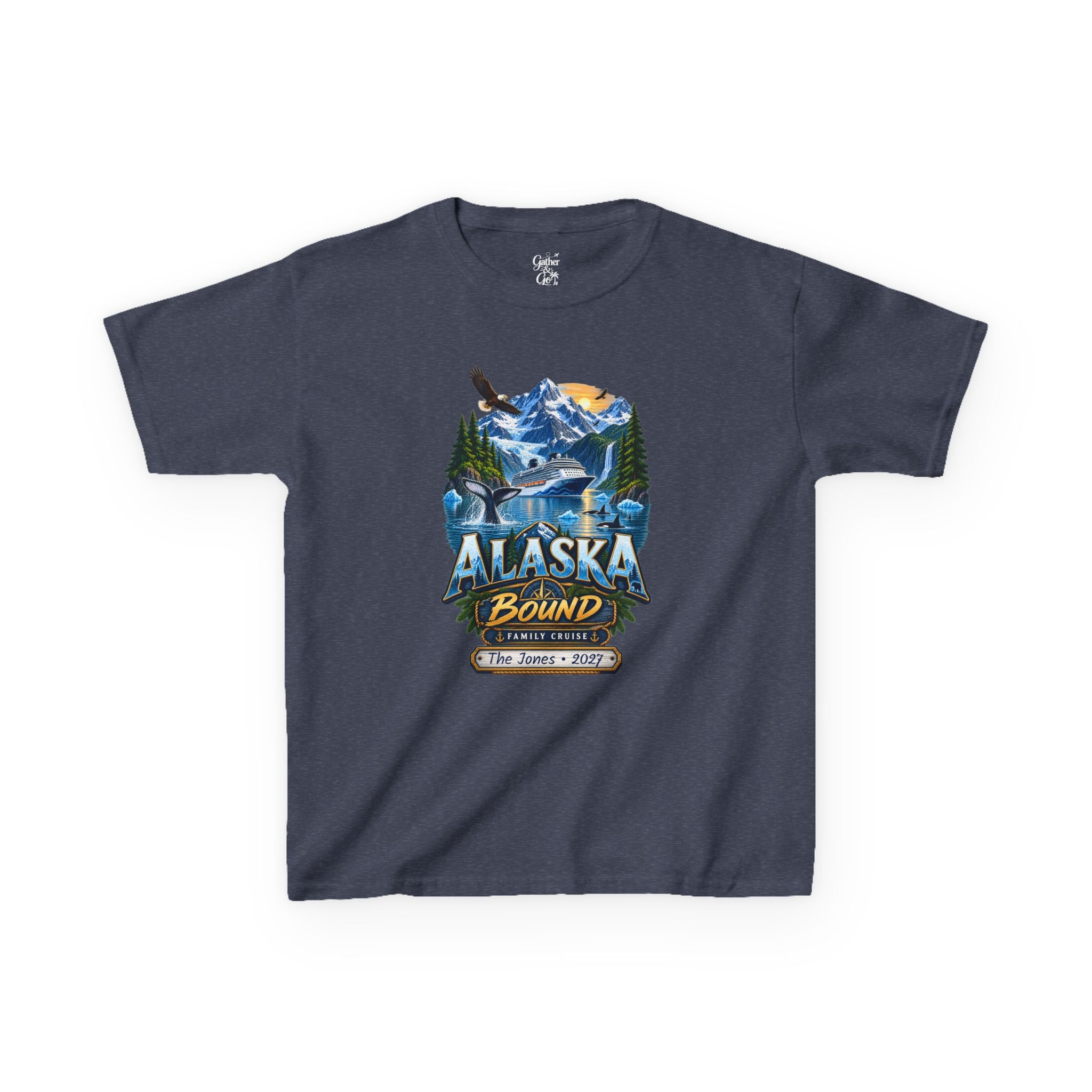 Alaska Bound Cruise Kids Tee