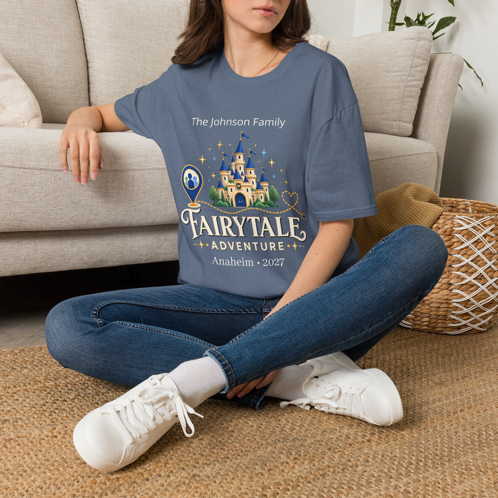 Custom Fairytale Adventure Tee (blue)