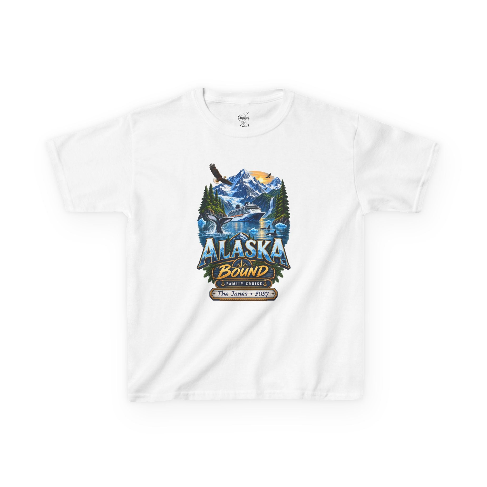 Alaska Bound Cruise Kids Tee