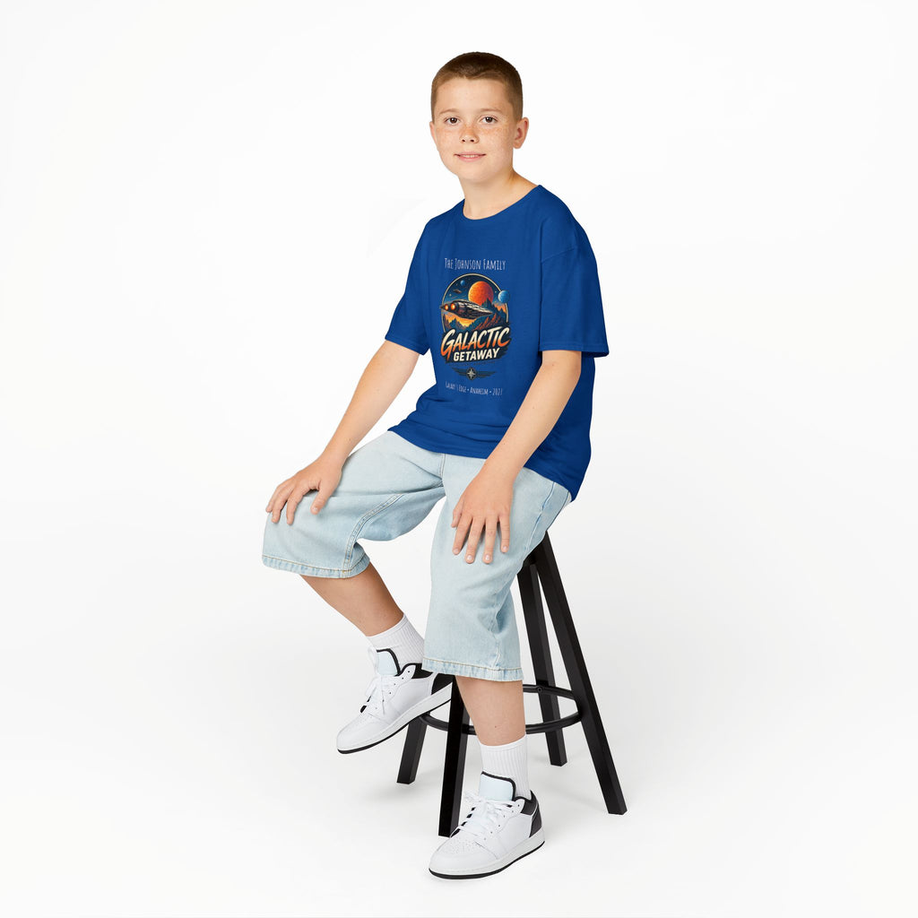 Galactic Getaway Space Adventure Park Kids Tee