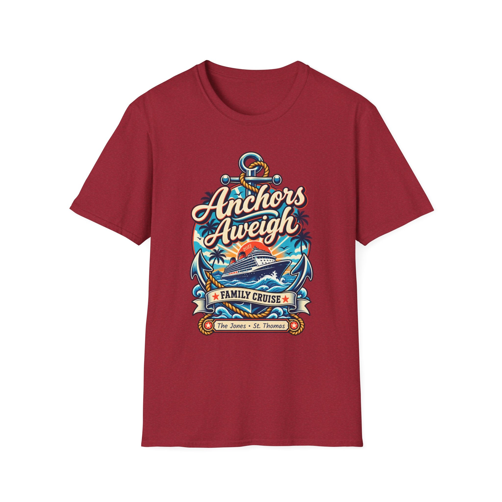 Custom Anchors Aweigh Cruise Tee
