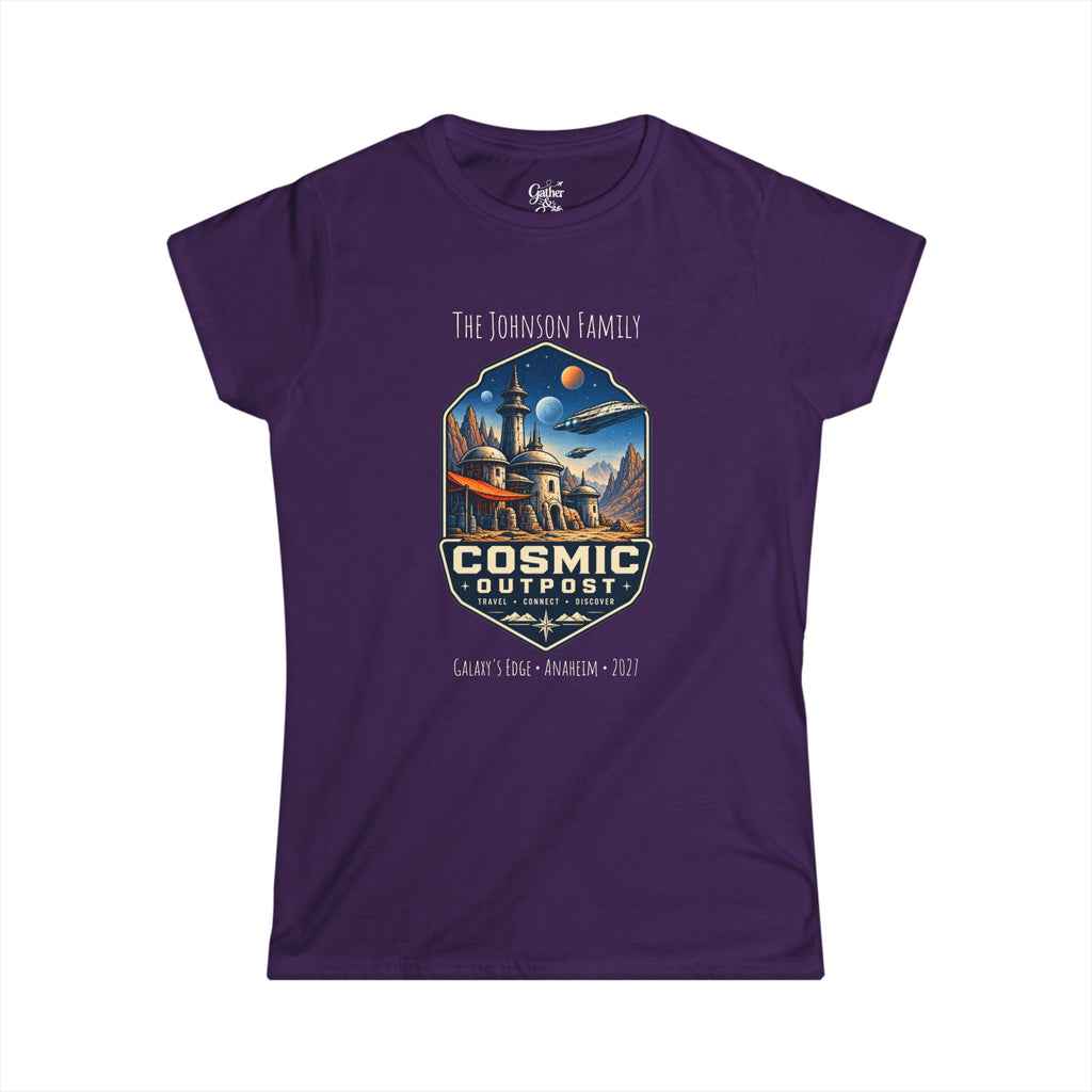 Cosmic Outpost Space Adventure Park Ladies Tee
