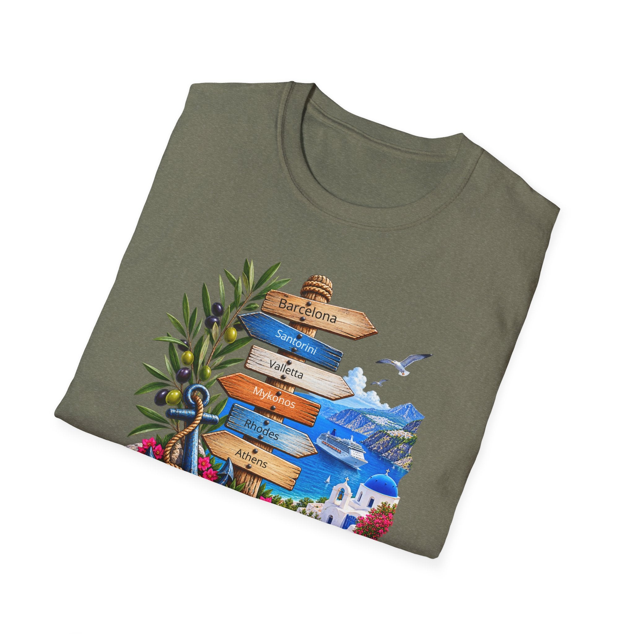 Mediterranean Cruise Ports of Call Tee