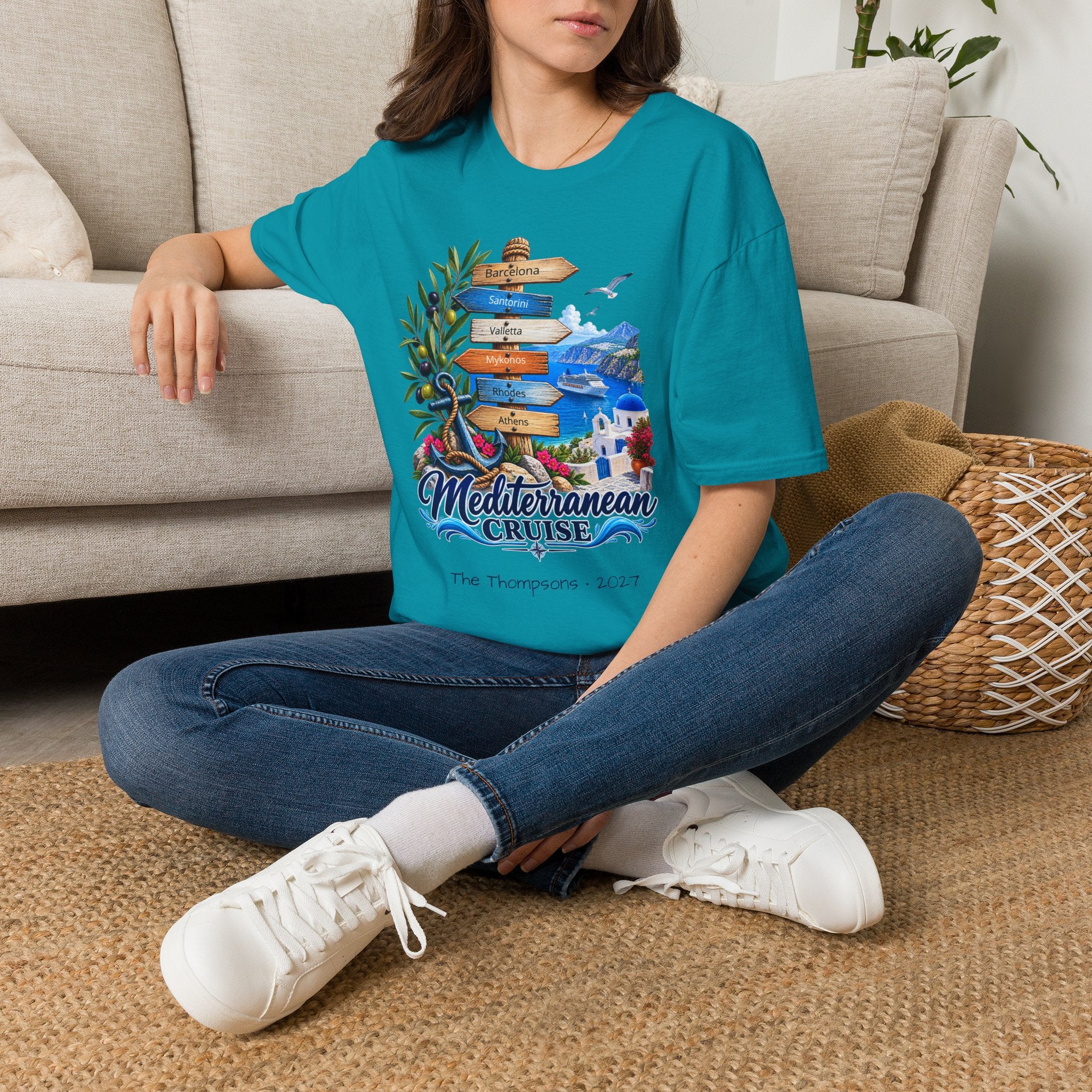 Mediterranean Cruise Ports of Call Tee