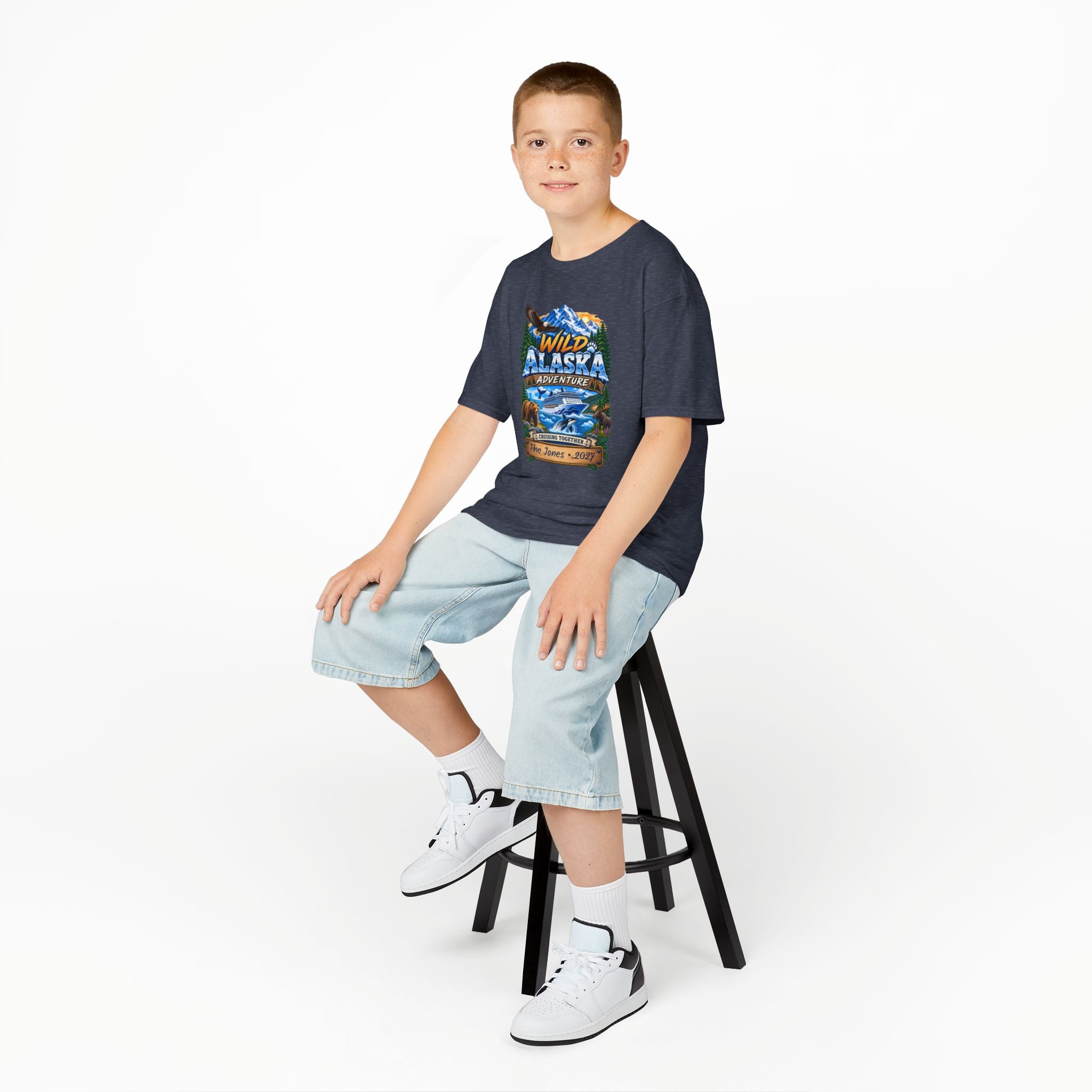 Wild Alaska Kids Cruise Tee