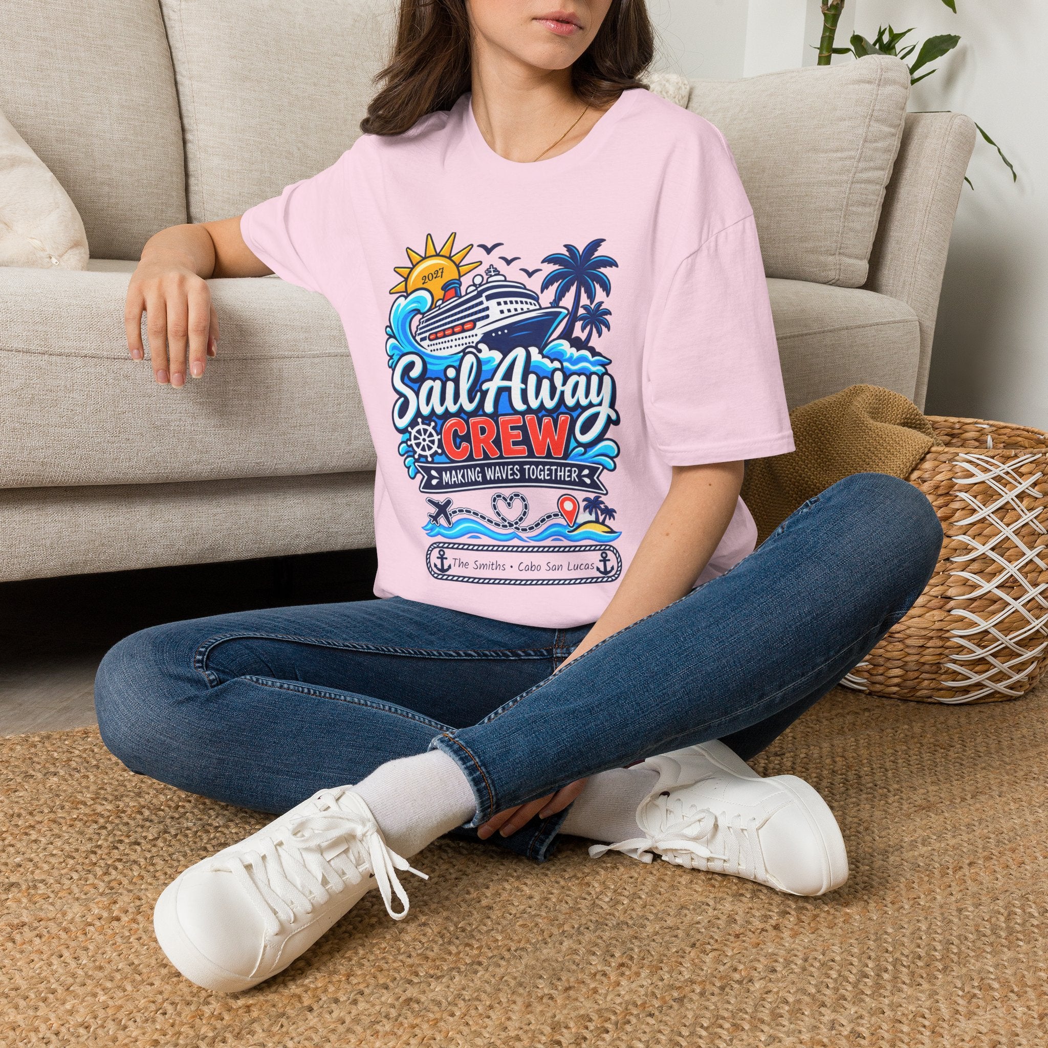 Custom Sail Away Cruise Tee
