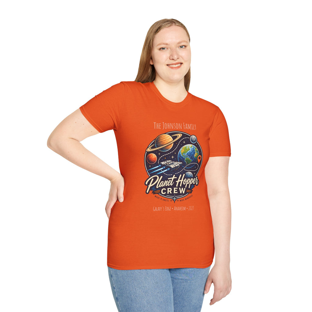 Planet Hopper Crew Space Adventure Park Tee