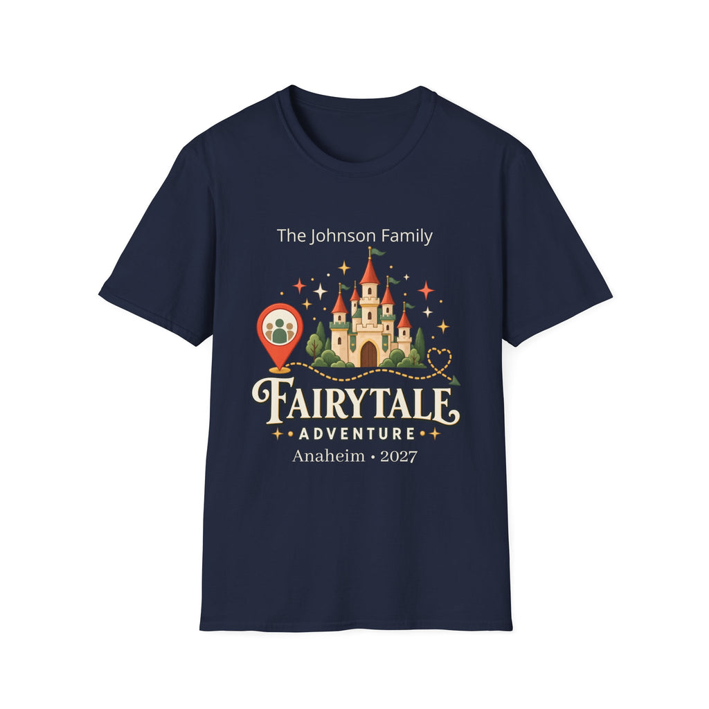 Custom Fairytale Adventure Tee (coral)