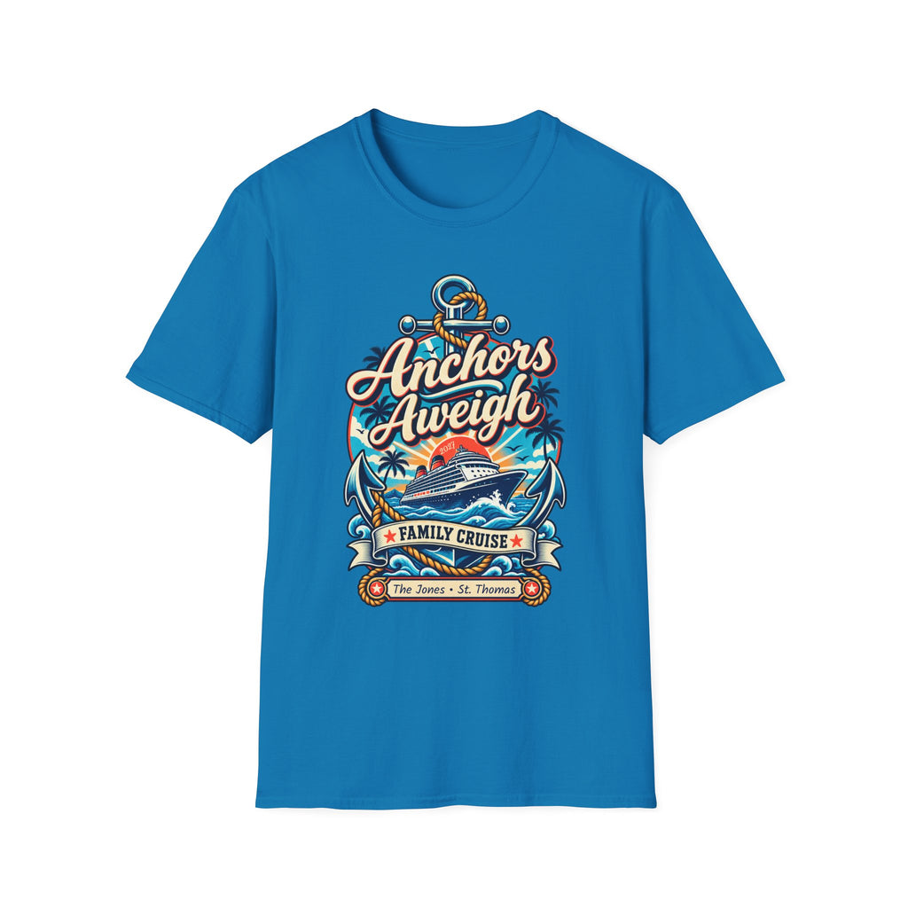 Custom Anchors Aweigh Cruise Tee