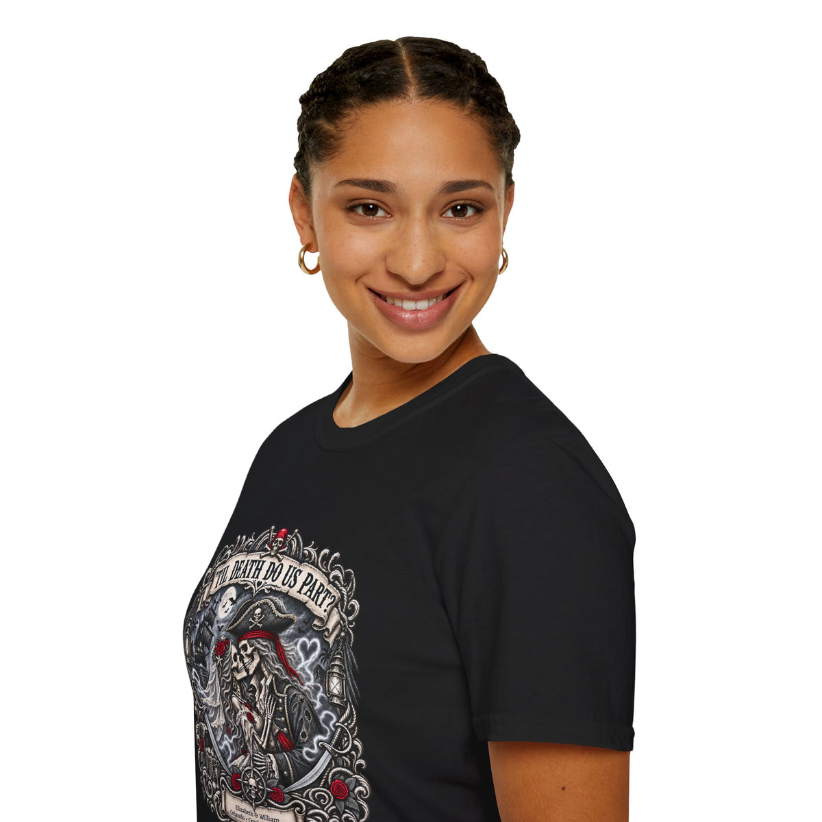 Ghostly Pirate Honeymoon 'Til Death - Unisex Tee