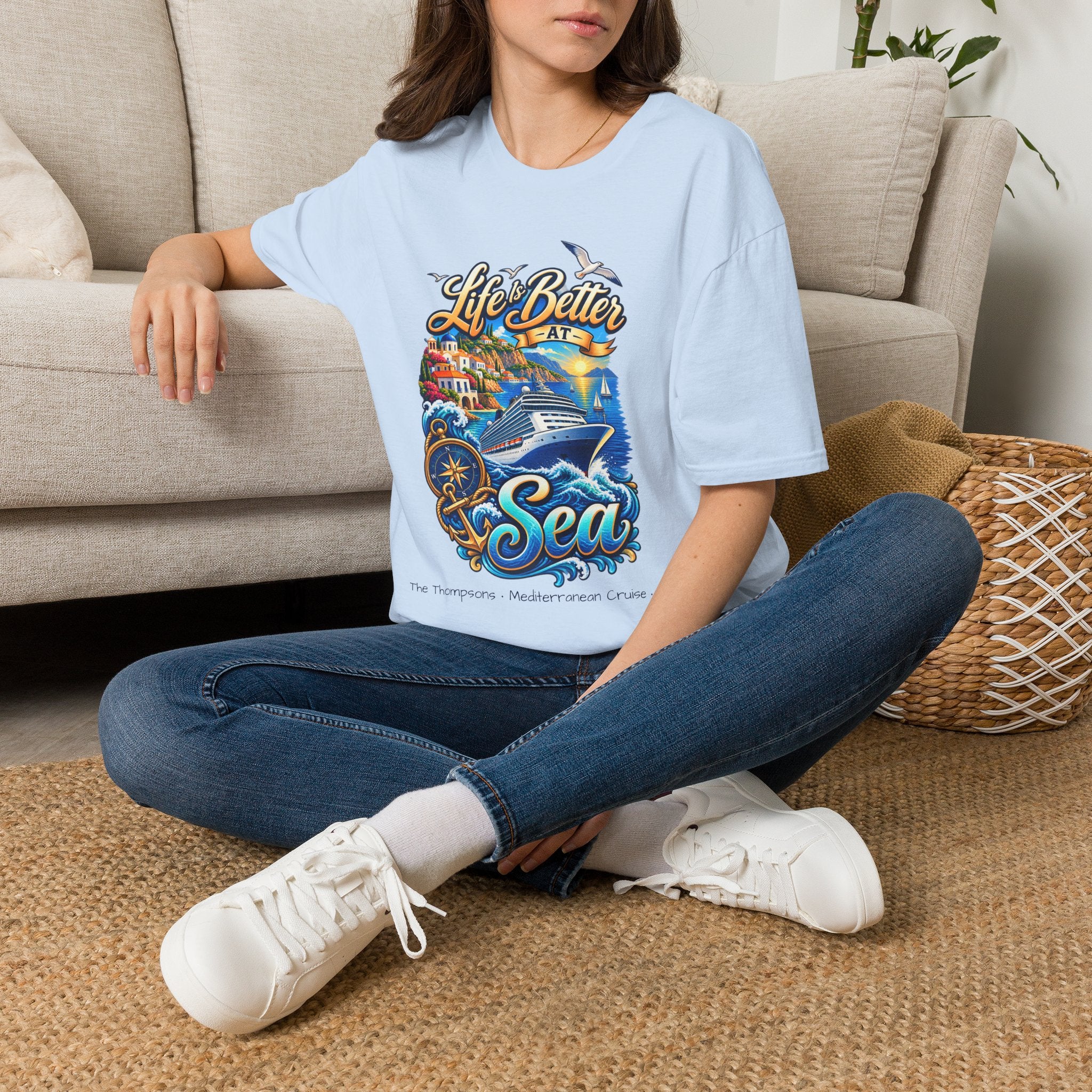 Mediterranean Cruise Life is Better at Sea Tee