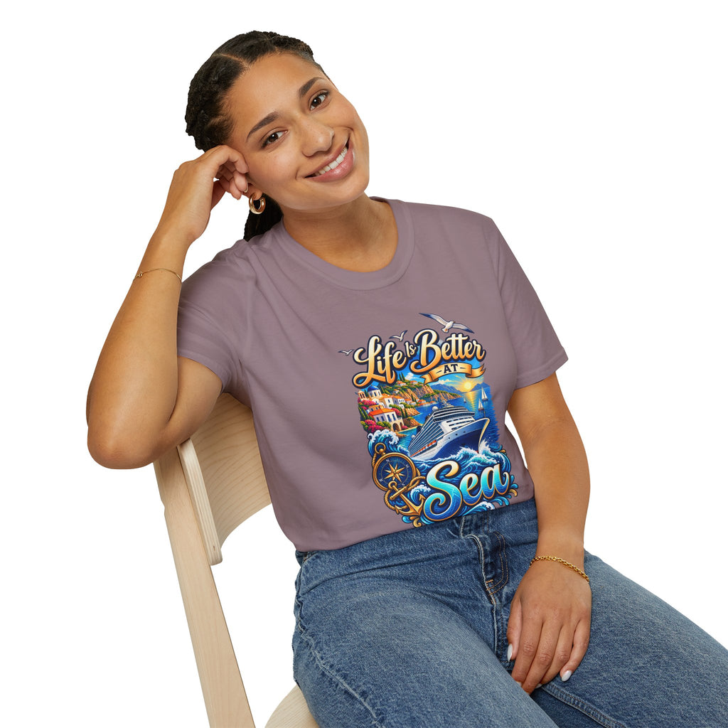 Mediterranean Cruise Life is Better at Sea Tee