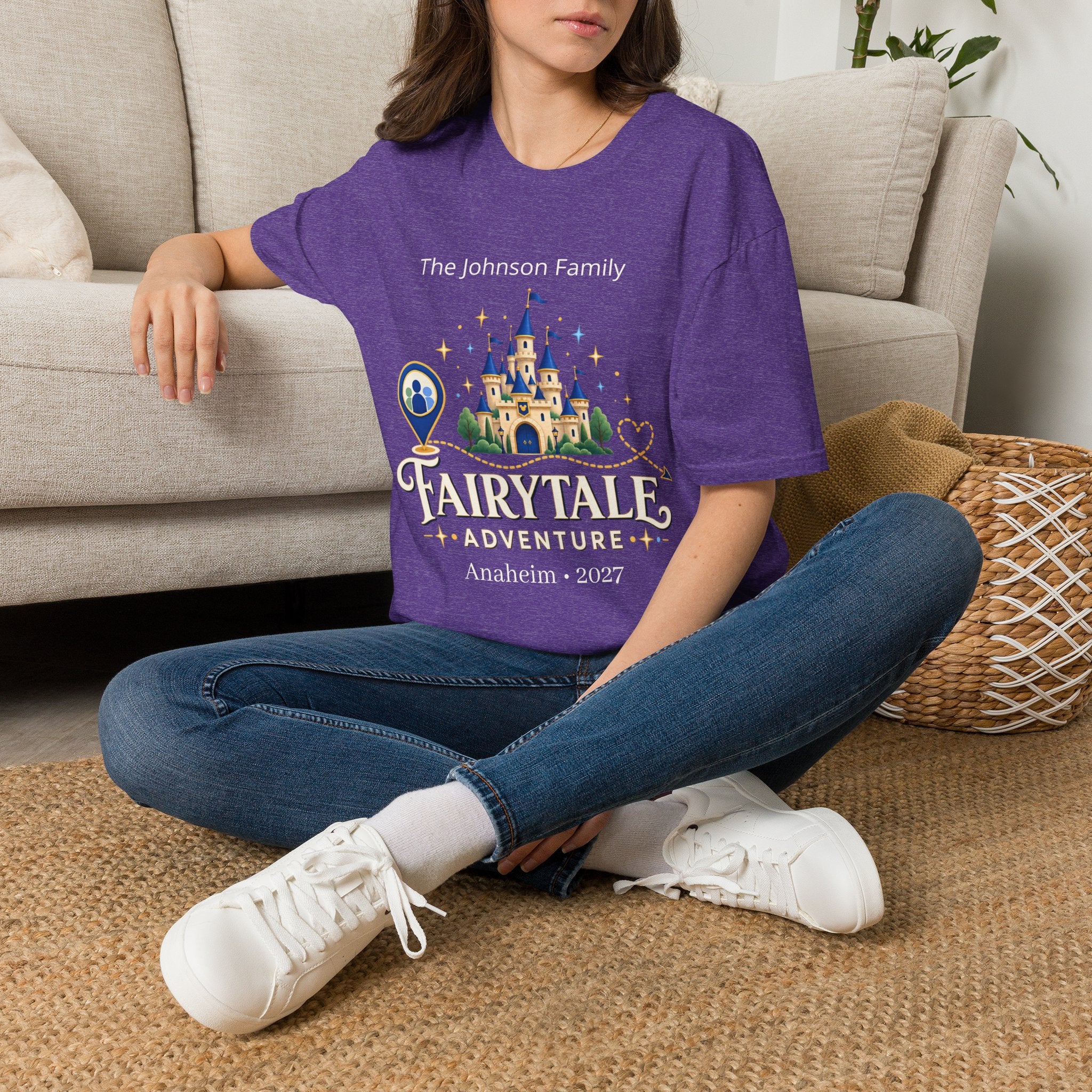 Custom Fairytale Adventure Tee (blue)