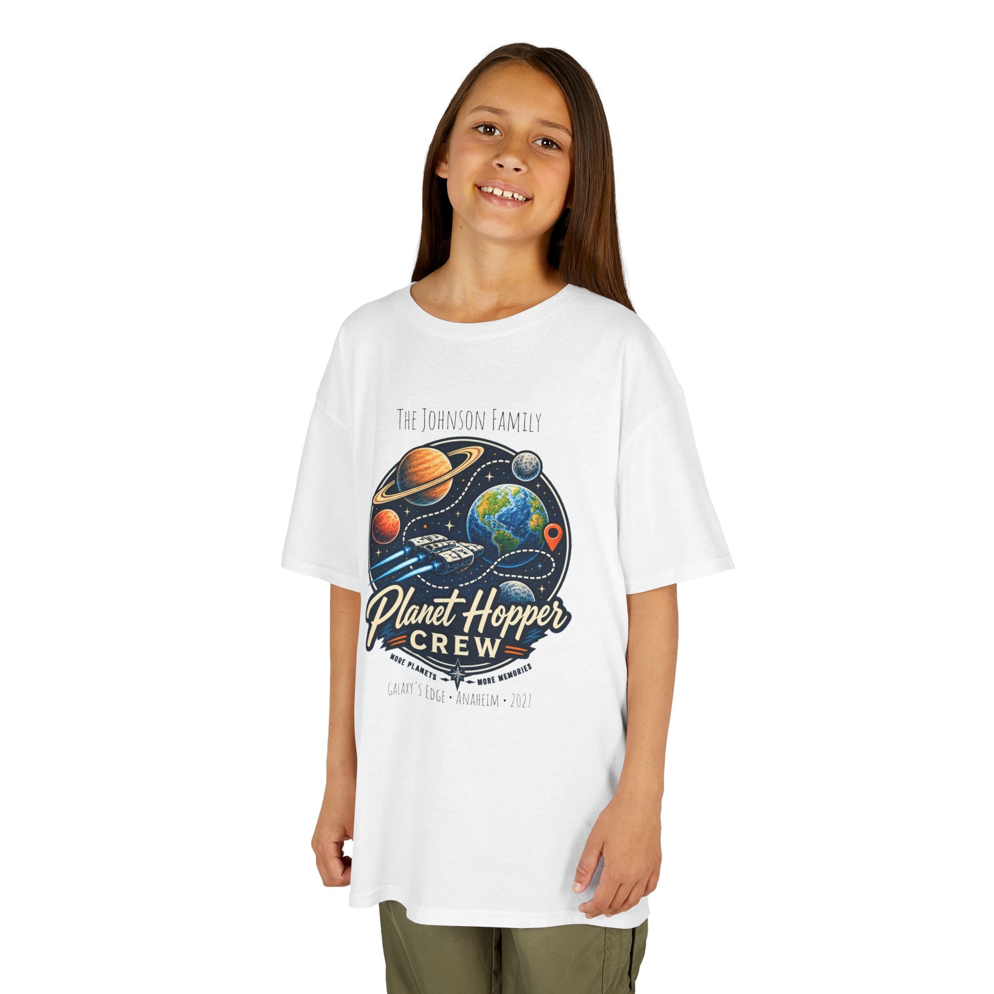 Planet Hopper Crew Space Adventure Park Kids Tee