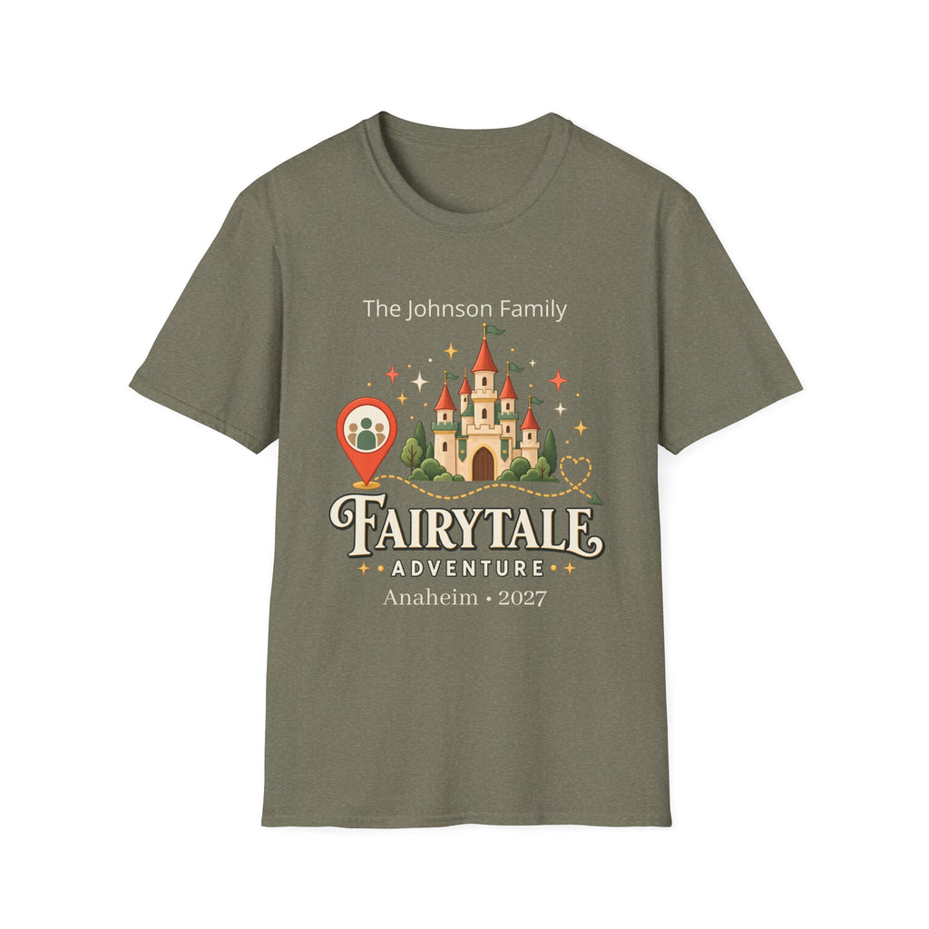 Custom Fairytale Adventure Tee (coral)